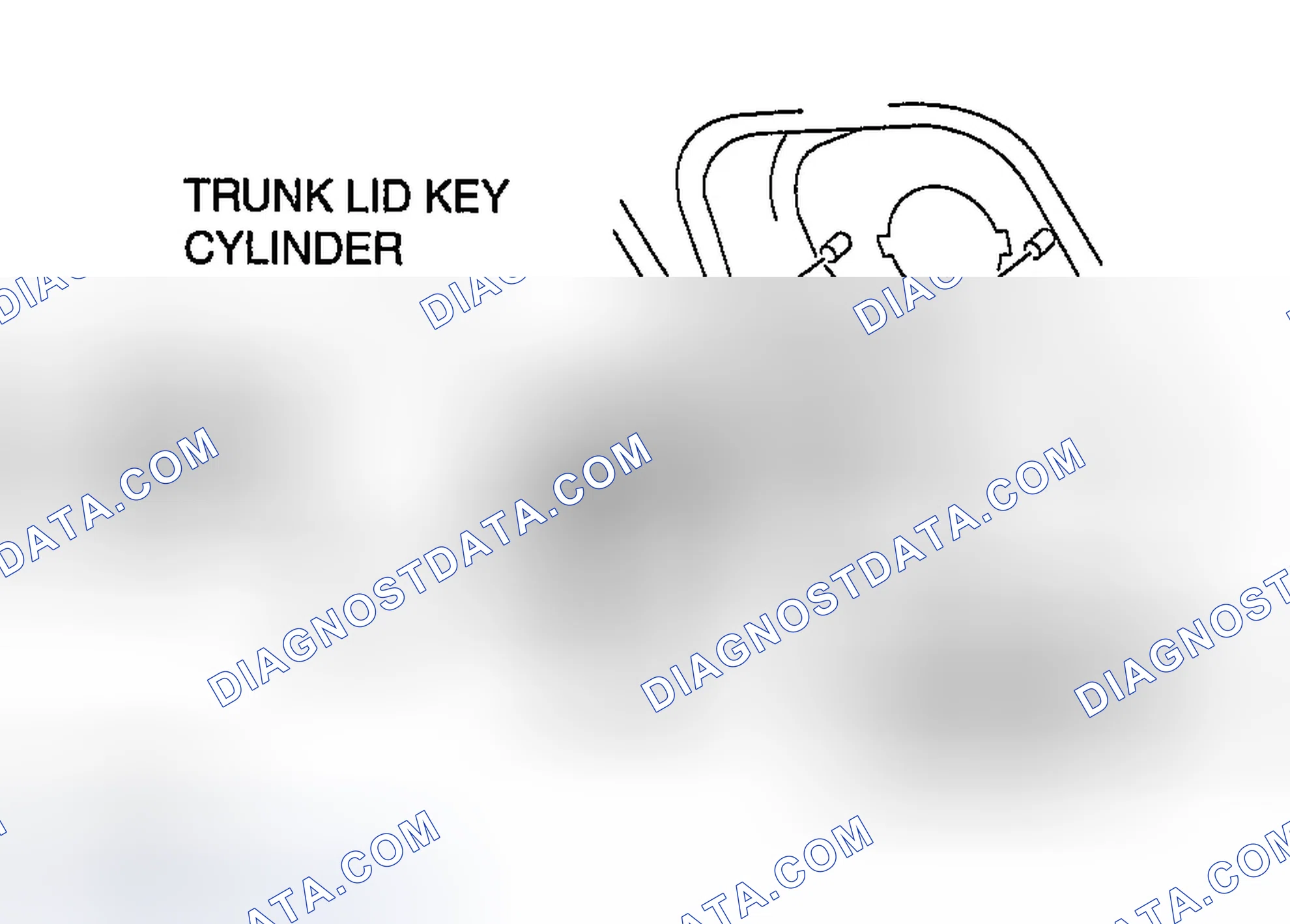 Scheme 56: TRUNK LID KEY CYLINDER REMOVAL/INSTALLATION