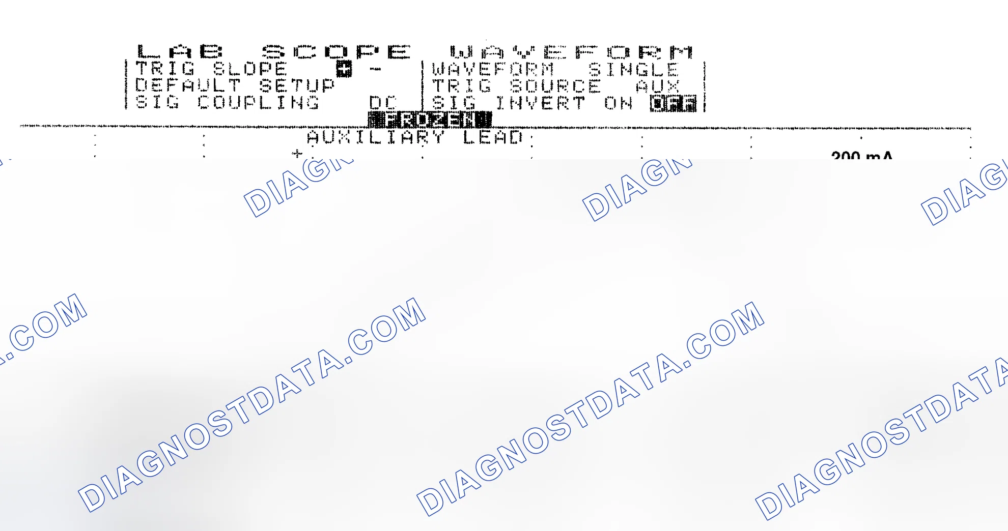 Scheme 13: Single Injector w/Normal Current Flow - Current Pattern