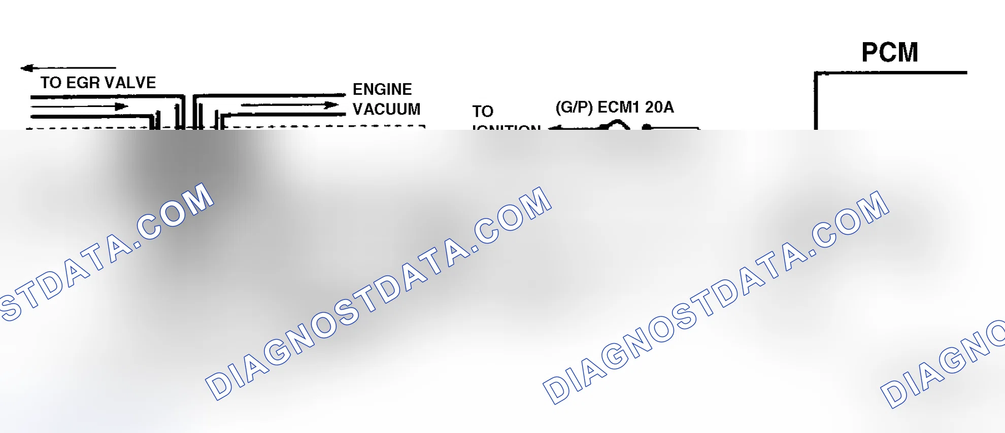 Scheme 60: Code 32 Schematic ("P" Series 5.7L A/T) EGR Circuit Error Models Using Ported Vacuum & EVR Solenoid