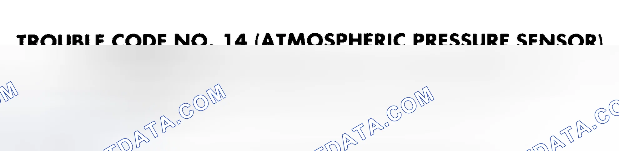 Scheme 107: CODE 14: (ATMOSPHERIC PRESSURE SENSOR)