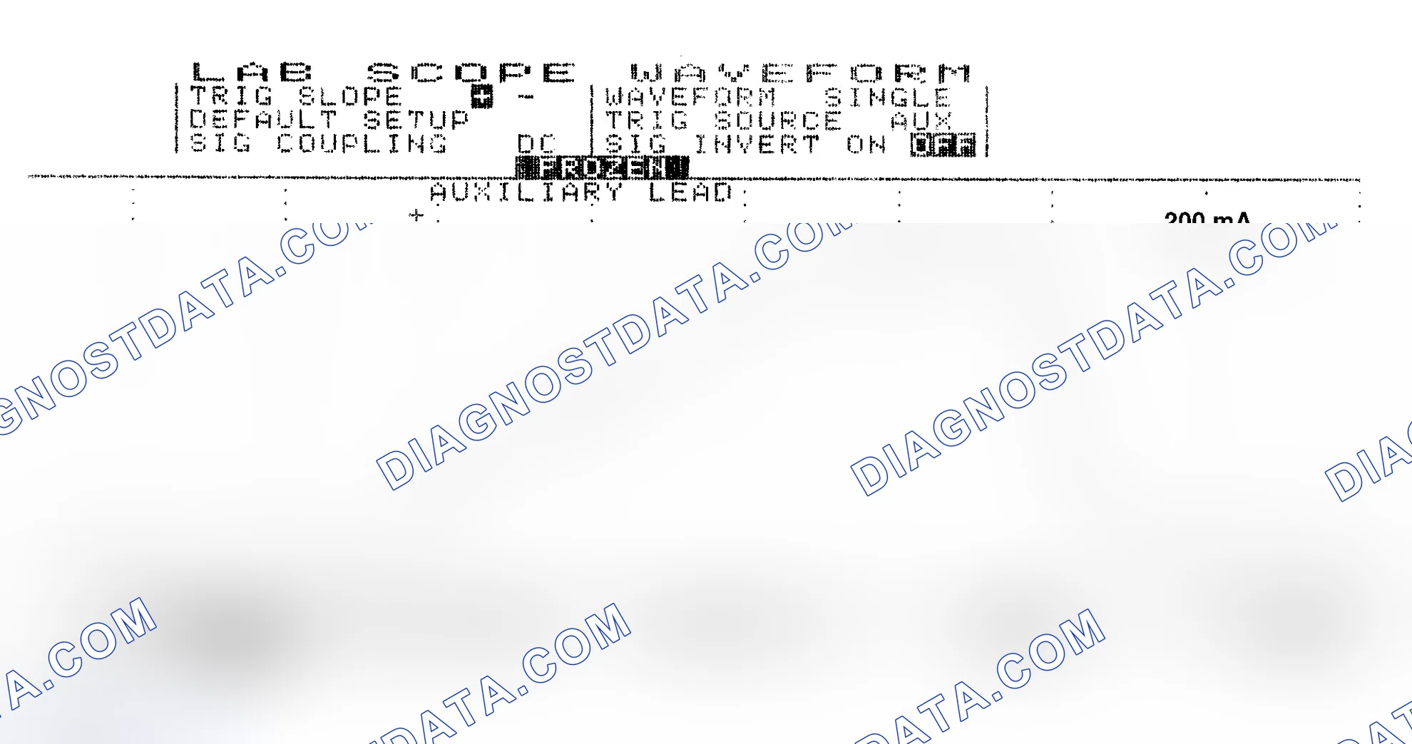 Scheme 13: Single Injector w/Normal Current Flow - Current Pattern