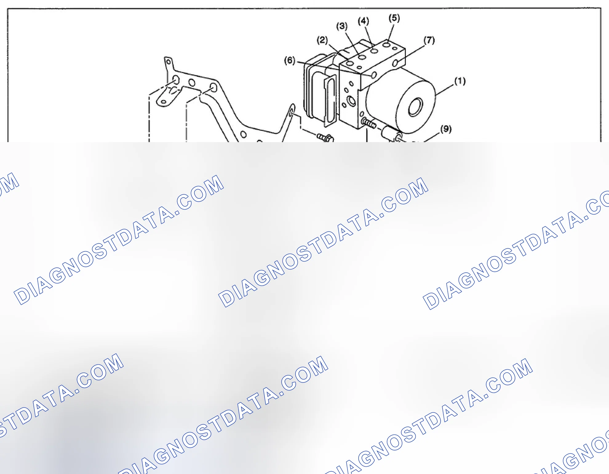 Scheme 57: 4. VDC CONTROL MODULE & HYDRAULIC CONTROL UNIT (VDCCM&H/U)