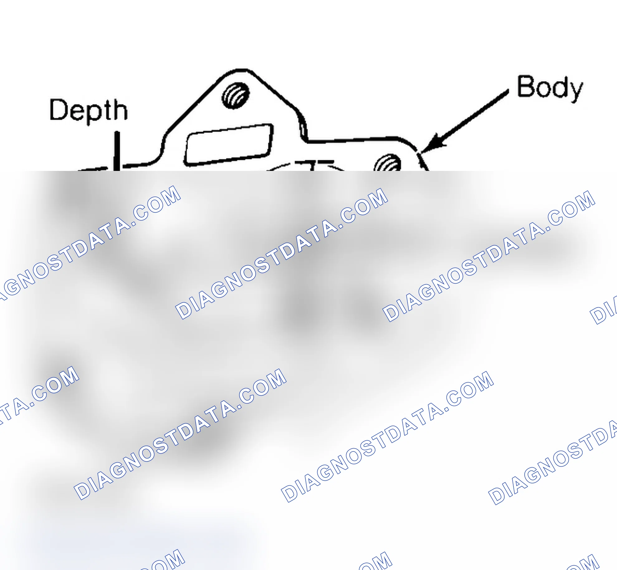 Scheme 35: Measuring Oil Pump Gear Cavity