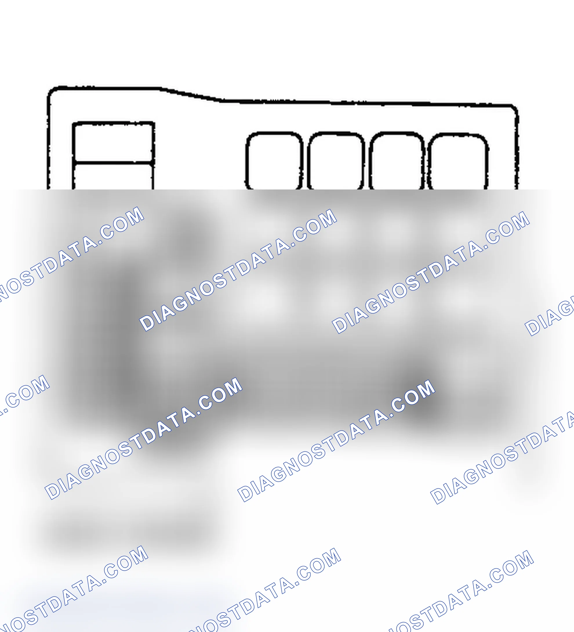 Scheme 15: ENGINE COMPARTMENT FUSE PANEL IDENTIFICATION - 2.4L (1996)