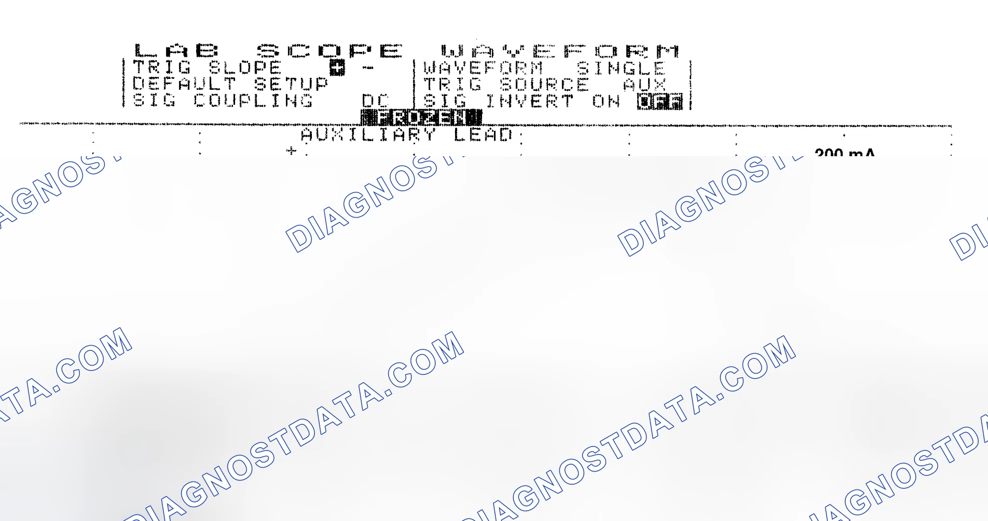 Scheme 13: Single Injector w/Normal Current Flow - Current Pattern