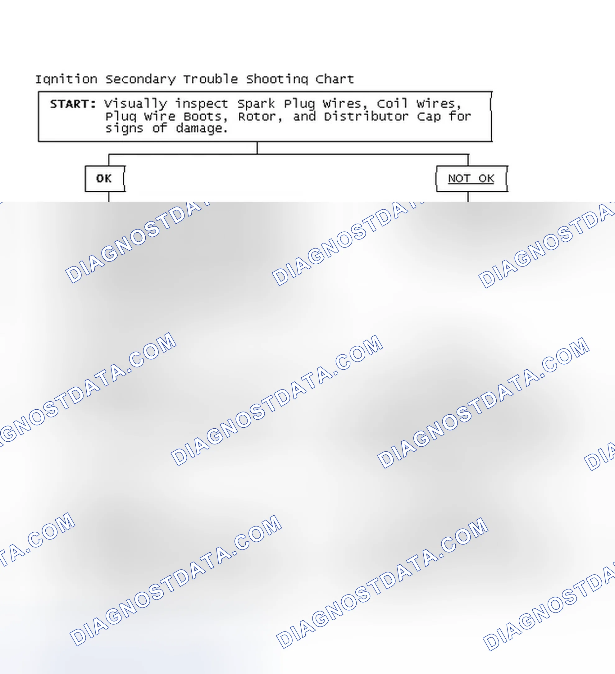 Scheme 1: Ignition Secondary Trouble Shooting Chart