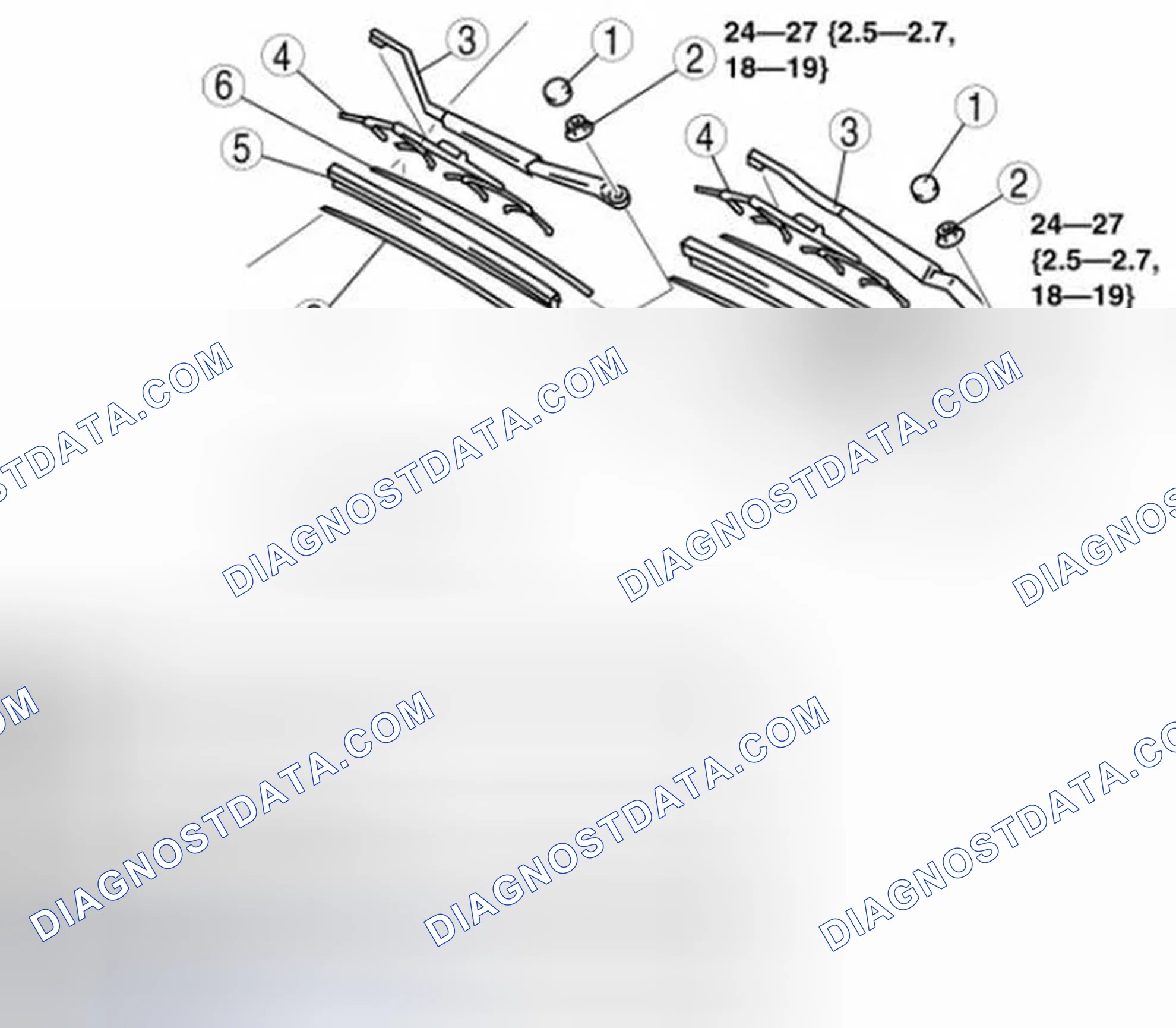 Scheme 2: WINDSHIELD WIPER ARM AND BLADE REMOVAL/INSTALLATION