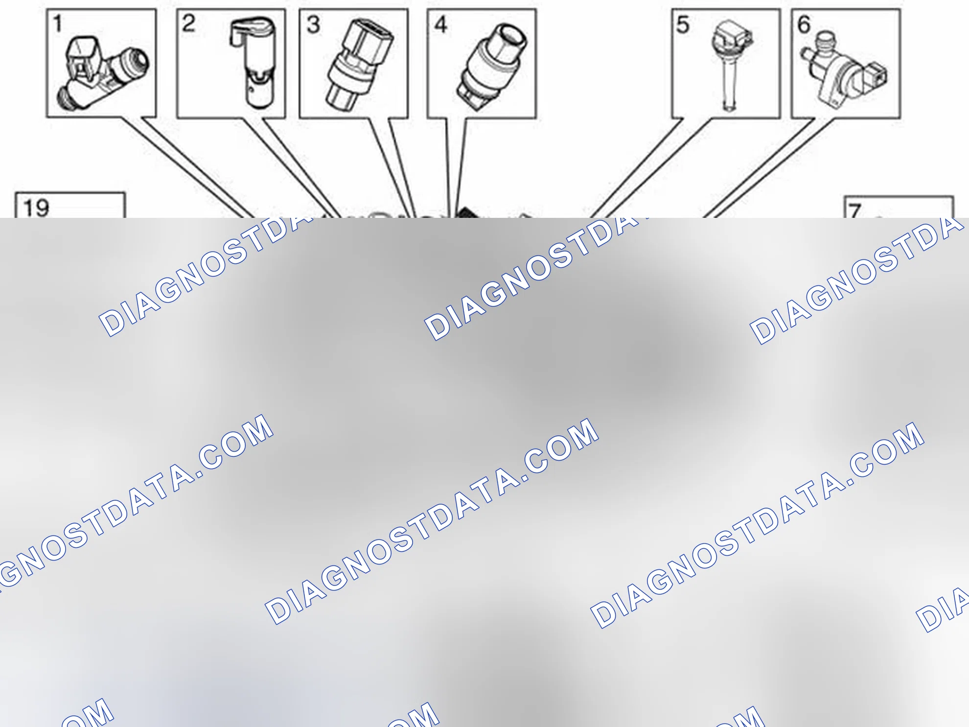 Scheme 42: LOCATION OF COMPONENTS, ENGINE COMPARTMENT (2008, 2009, 2010)