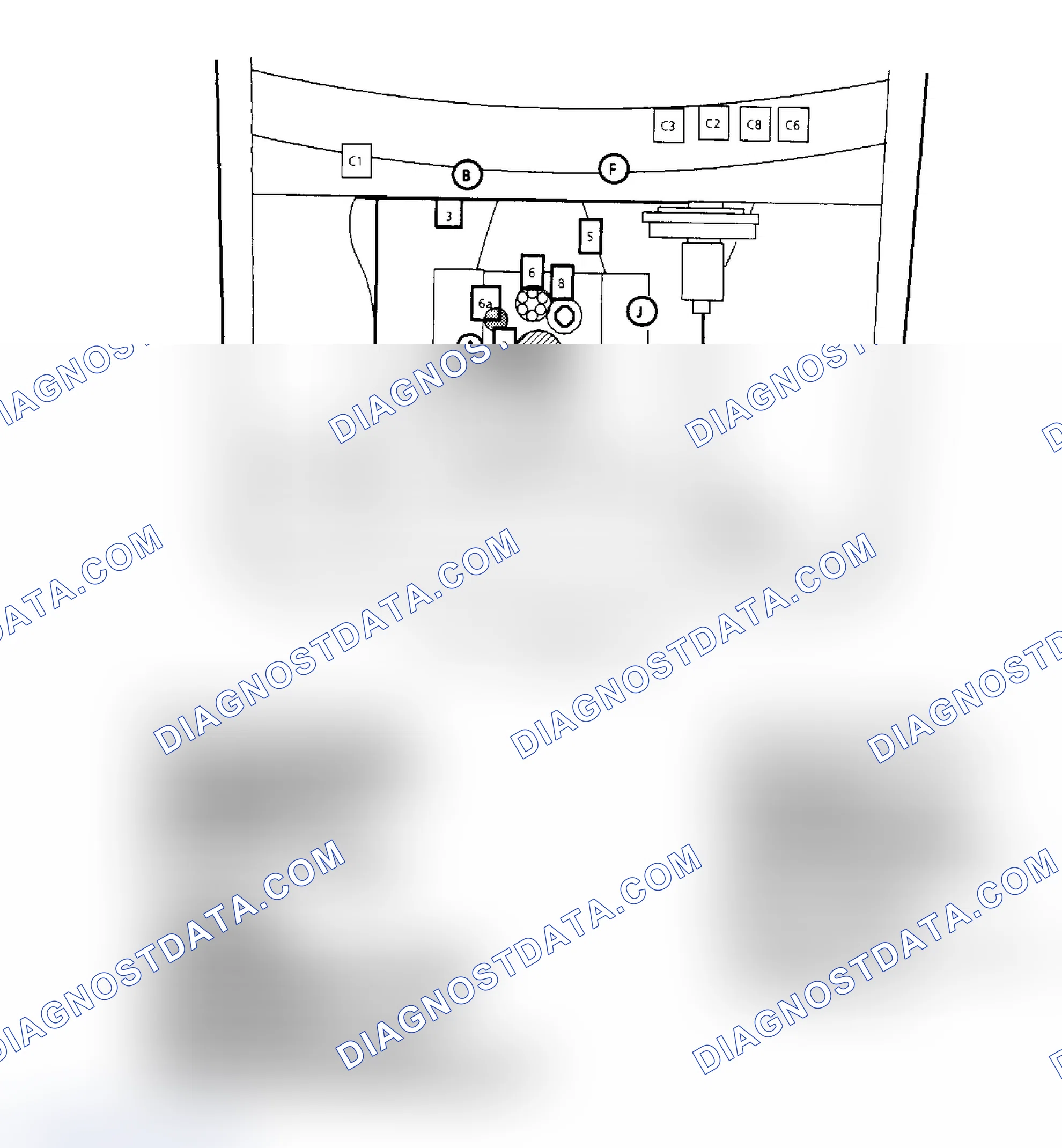 Scheme 169: Component Locations for "C/K" Series 4.3L