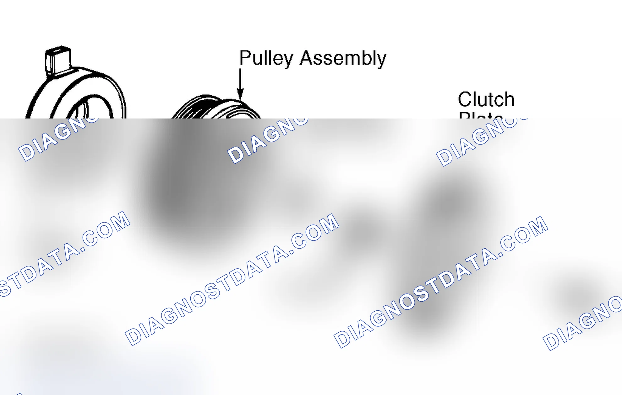Scheme 3: Exploded View Of Compressor Clutch Assembly (Typical)