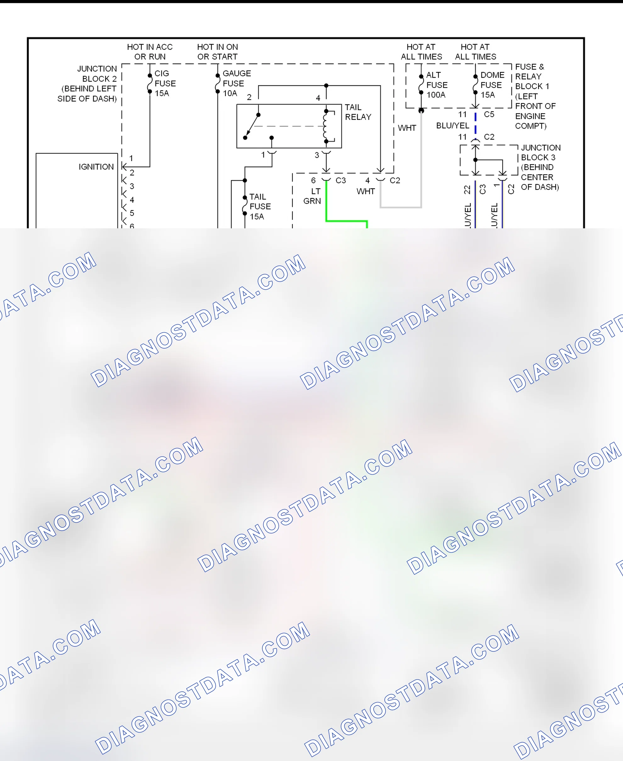 Scheme 24: Warning System Wiring Diagram (Prizm)