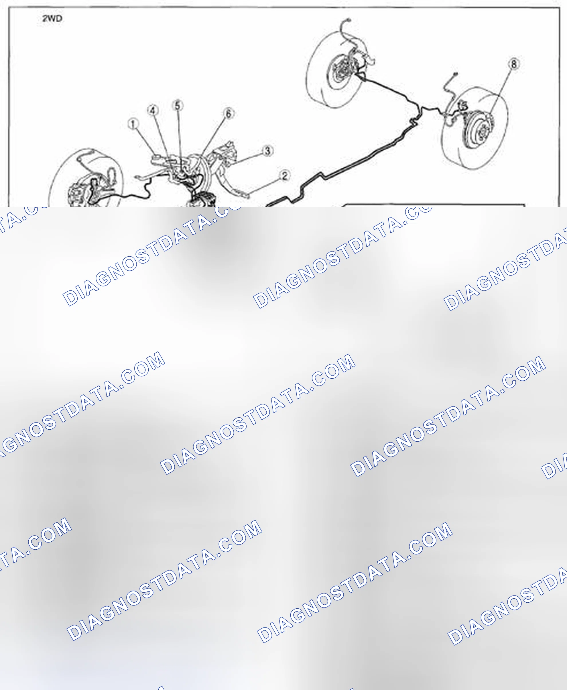 Scheme 1: CONVENTIONAL BRAKE SYSTEM LOCATION INDEX