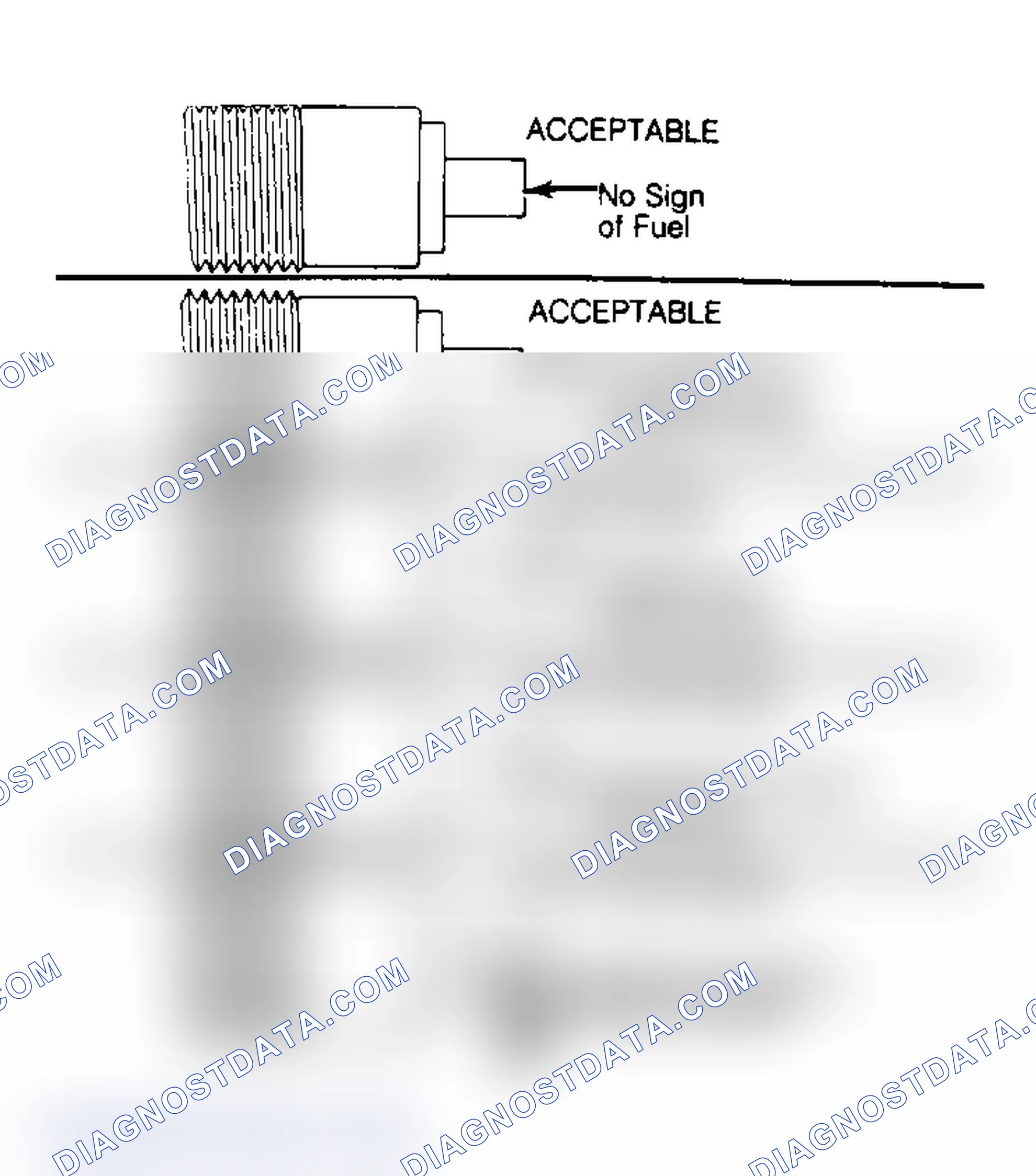 Scheme 53: Checking Injector Nozzle Seat Tightness