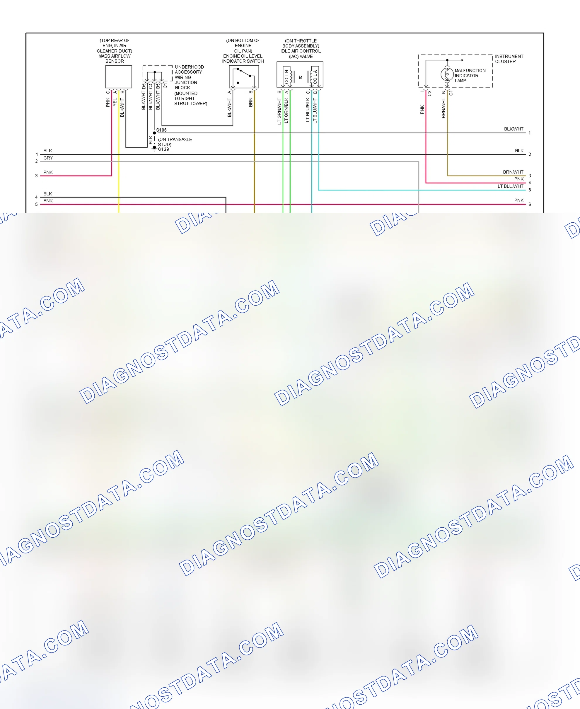 Scheme 103: PCM Wiring Diagram (Grand Prix - 3.1L - 3 Of 4)