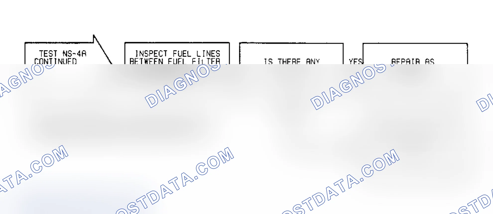 Scheme 548: Test NS-4A, (3 of 3) Fuel Filter, Fuel Pump Fuel Pressure & Power to Fuel Pump