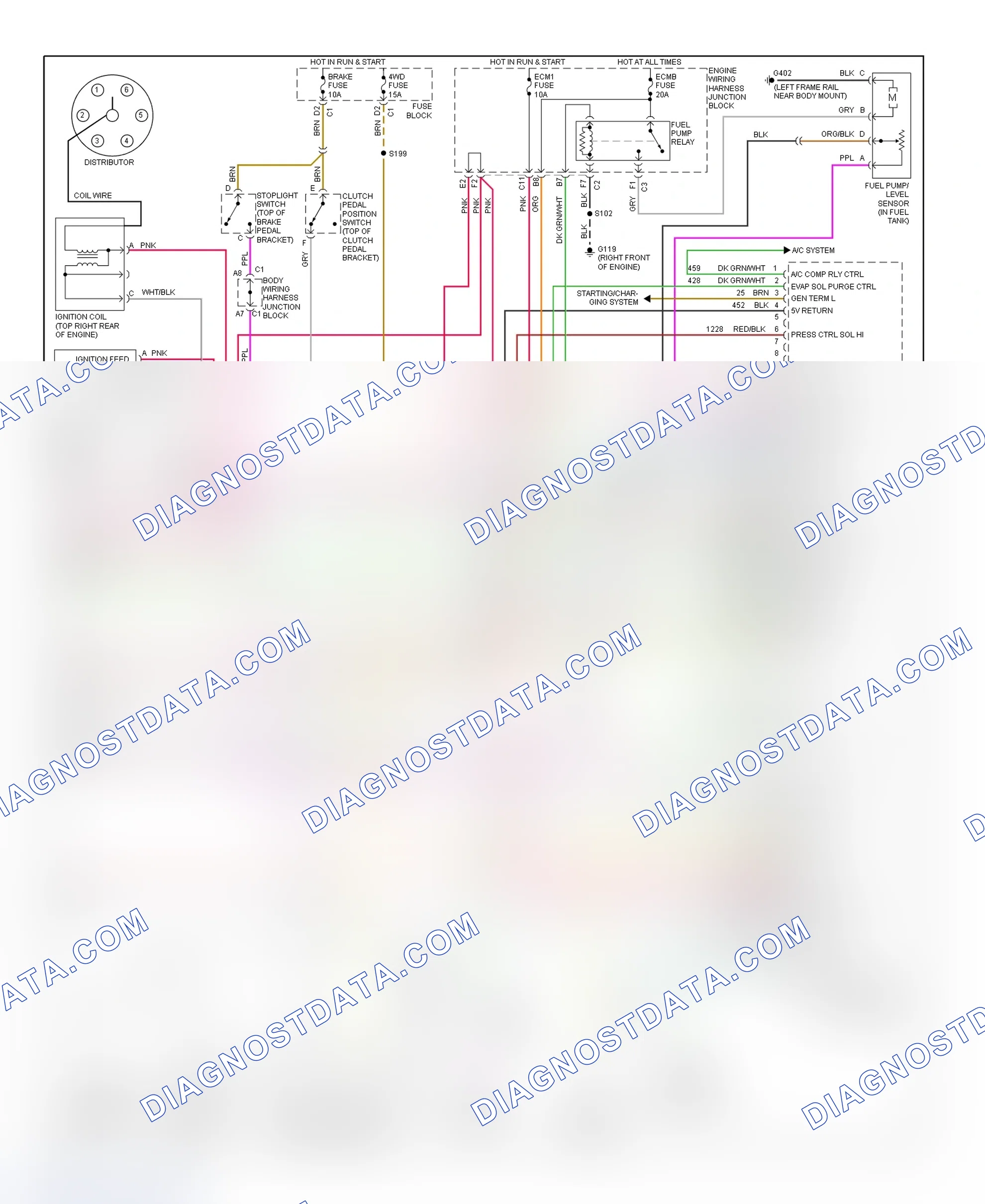 Scheme 172: PCM Wiring Diagram (Sierra & Silverado - 4.3L - 4 Of 4)