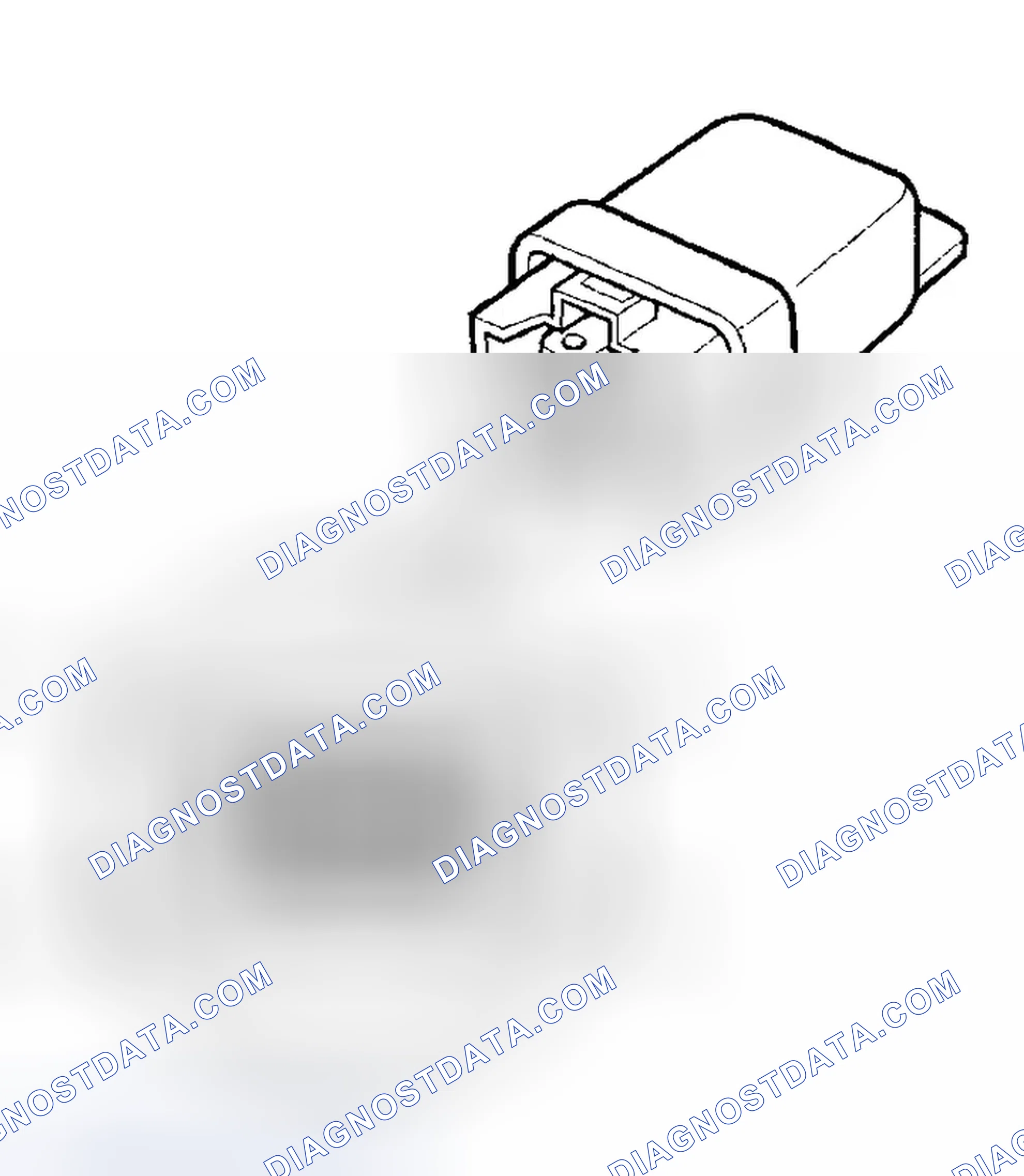 Scheme 9: Check Continuity Between Terminals (Rear Blower Motor Relay)