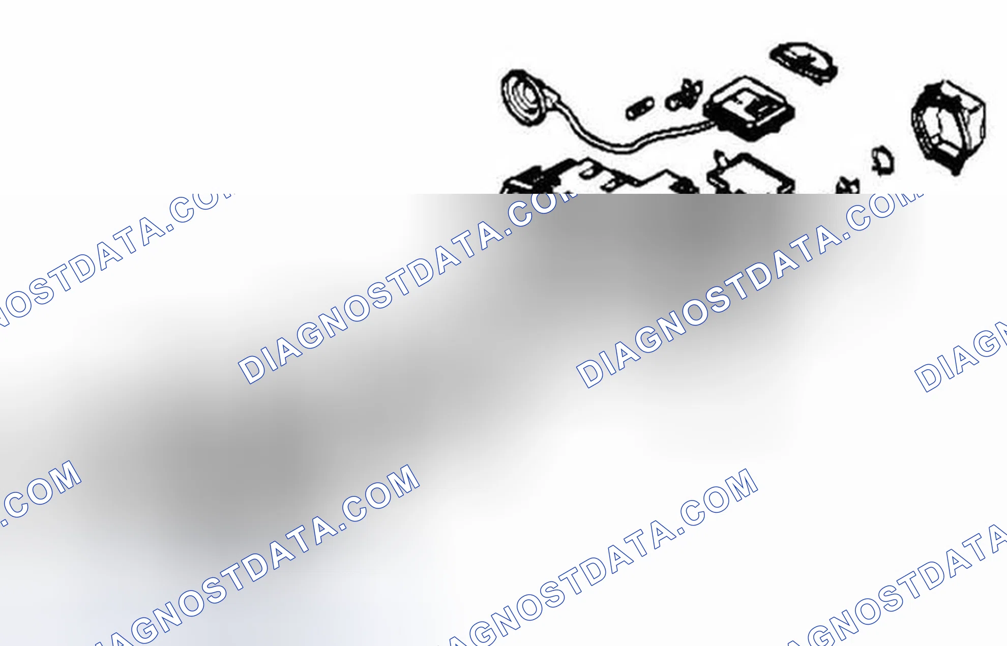 Scheme 88: Xenon Headlight Assembly Components