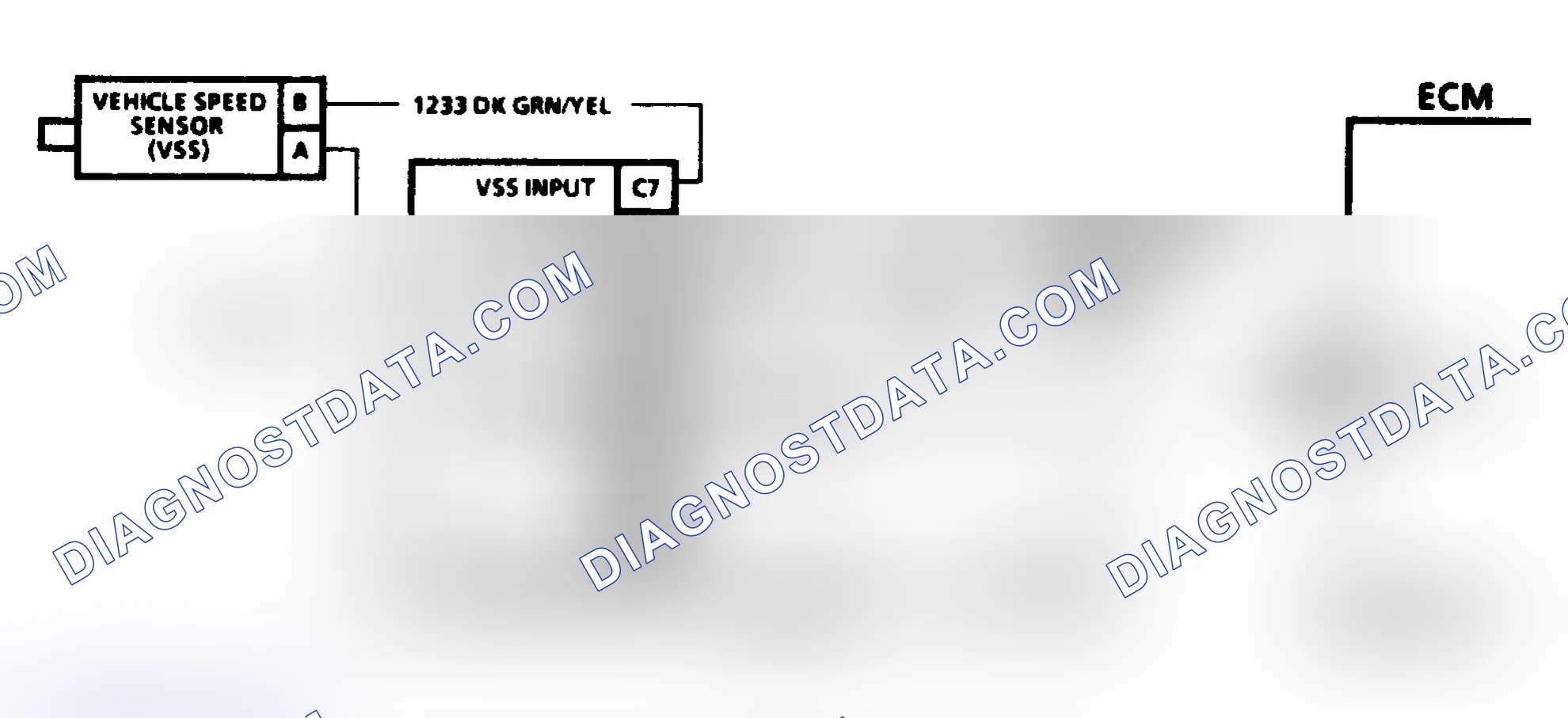 Scheme 252: Code 24 Schematic ("P" Series M/T) Vehicle Speed Sensor Transmission Output Signal