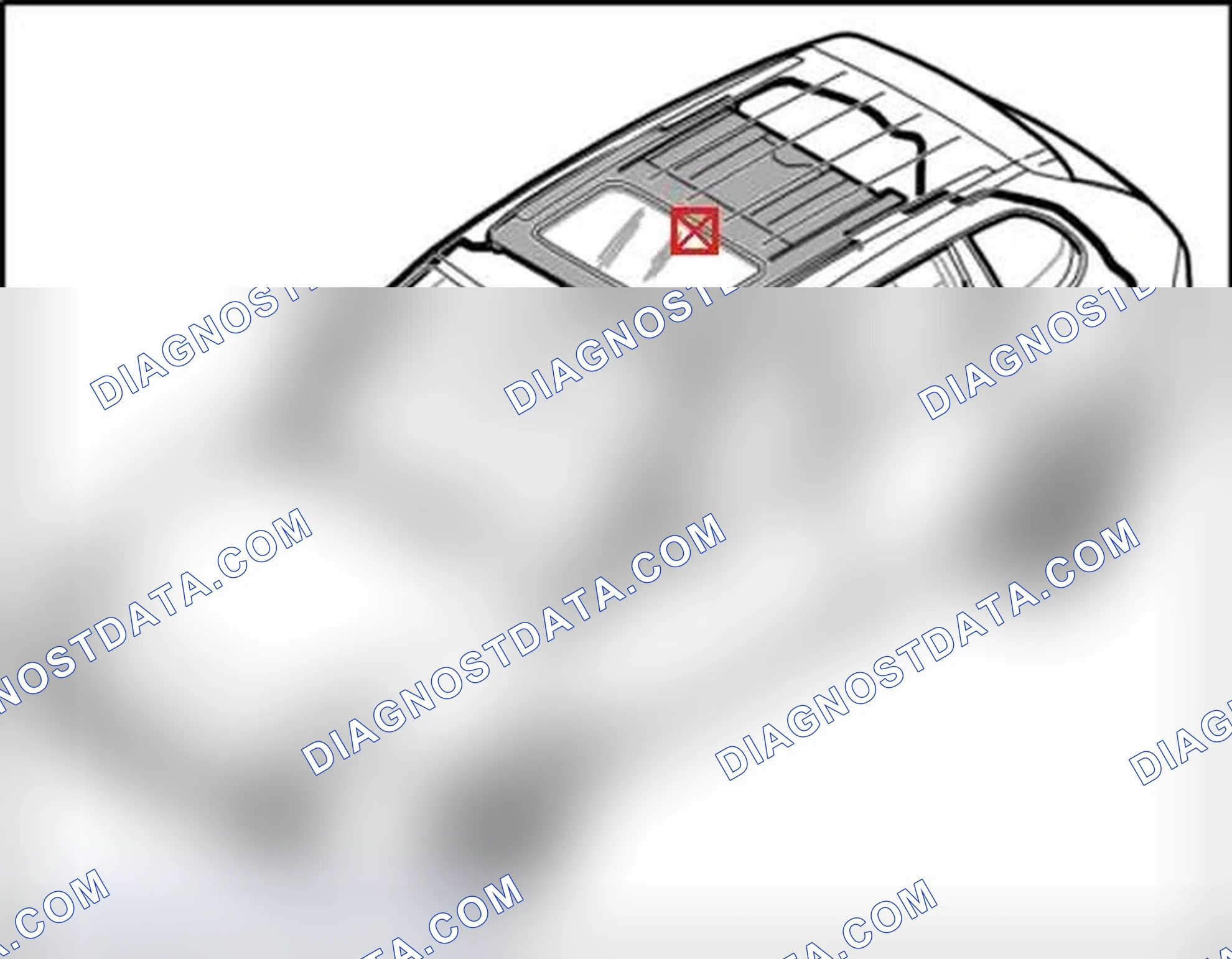 Scheme 57: Installing frame for sunroof
