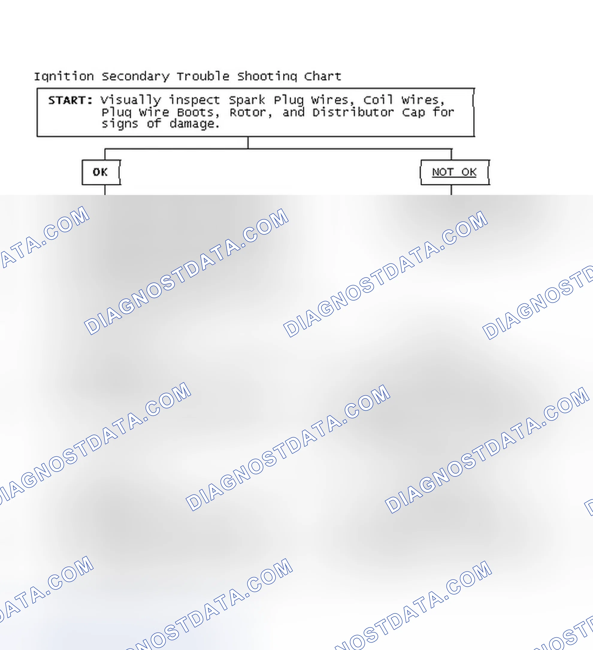 Scheme 1: Ignition Secondary Trouble Shooting Chart