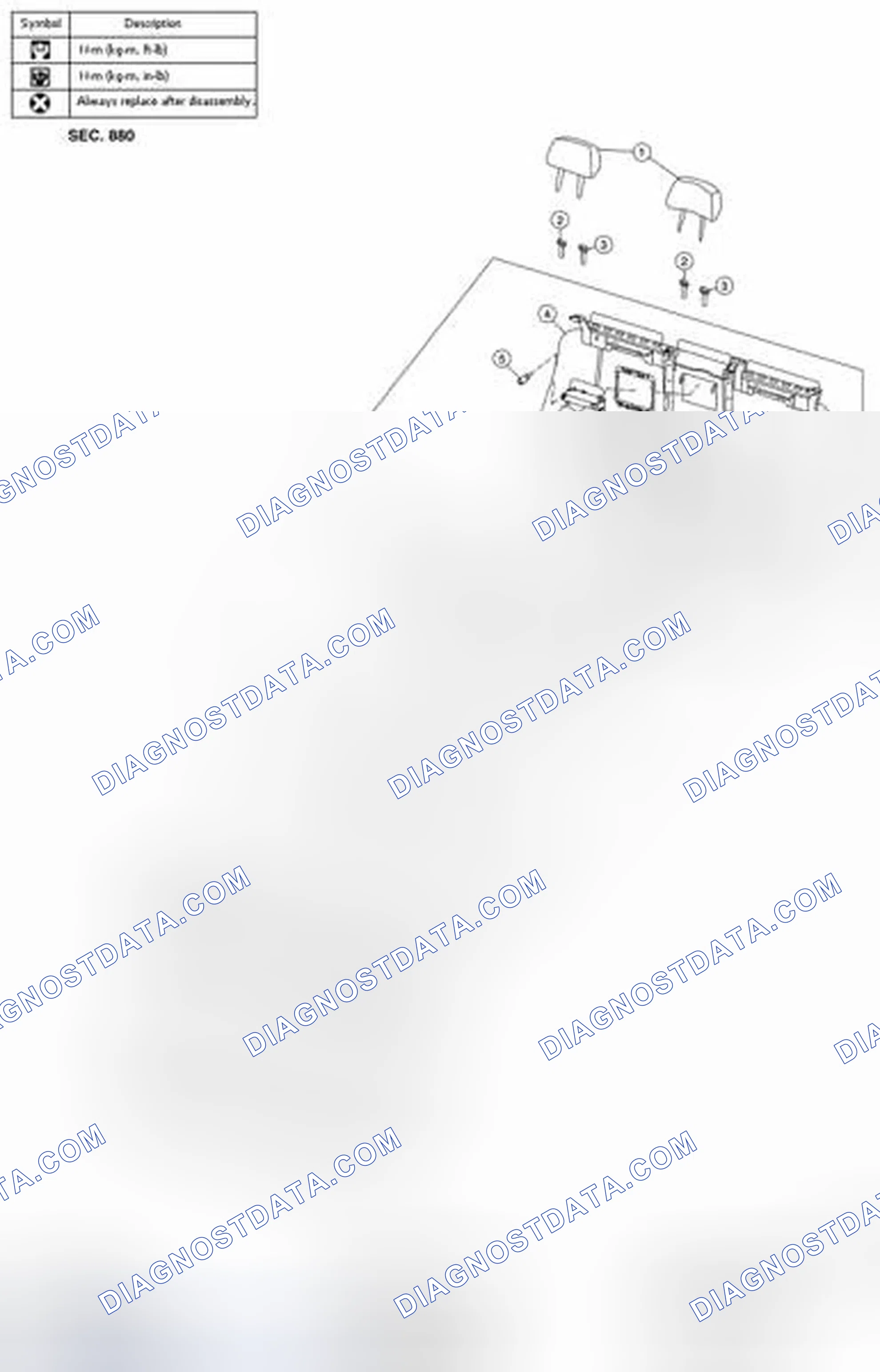 Scheme 48: Exploded View - Bucket Seat