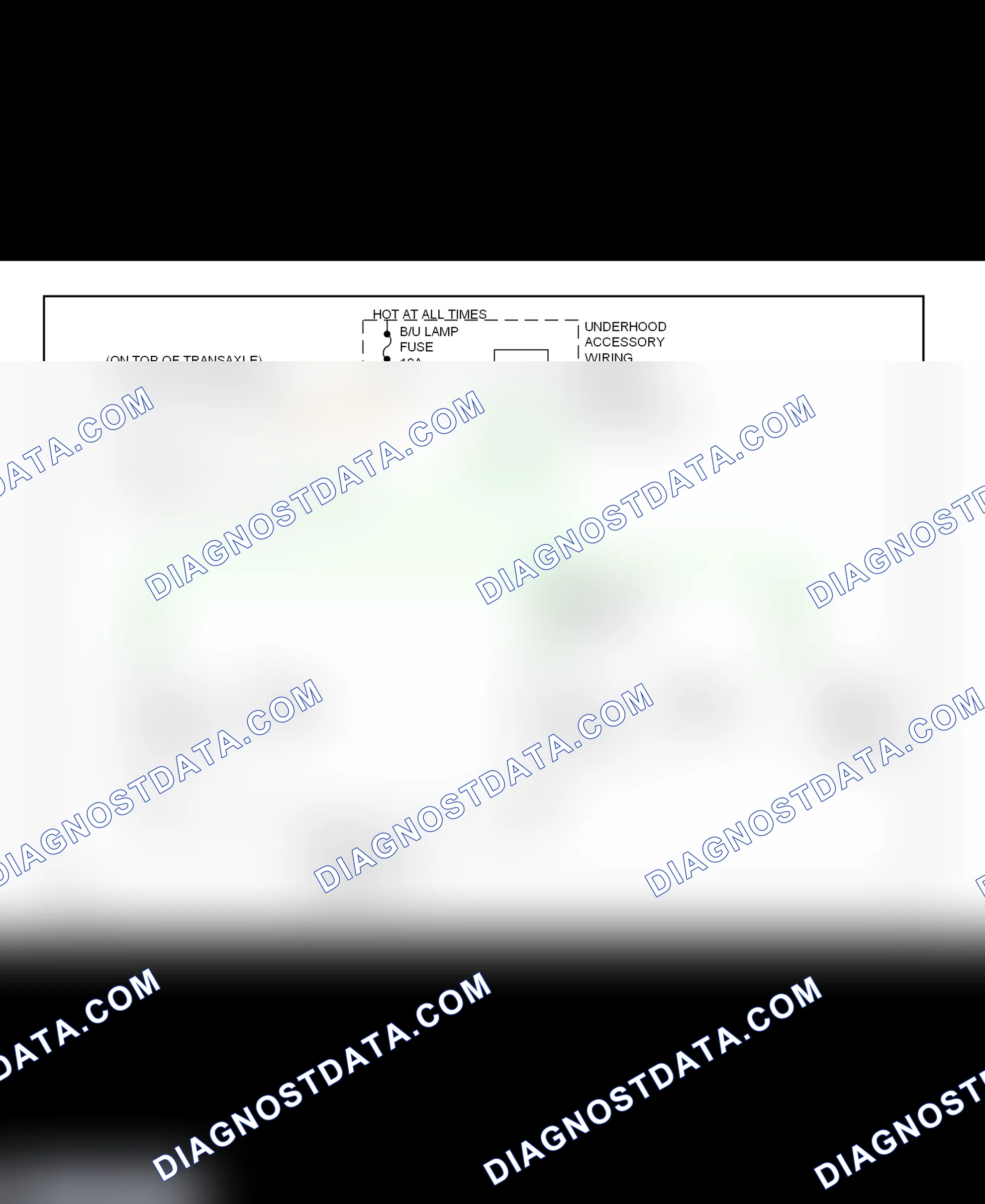 Scheme 63: Back-Up Lights Wiring Diagram (Montana, Silhouette & Venture)