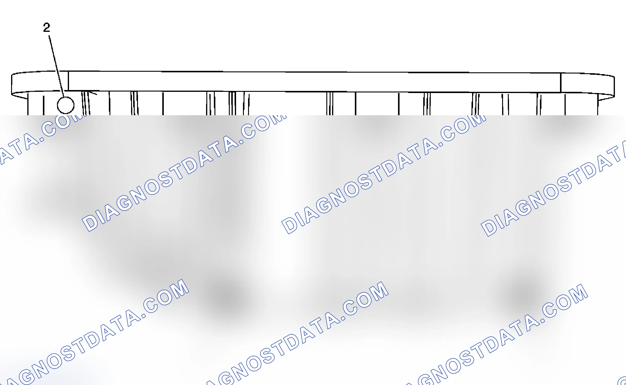 Scheme 139: Upper Oil Pan - Front View