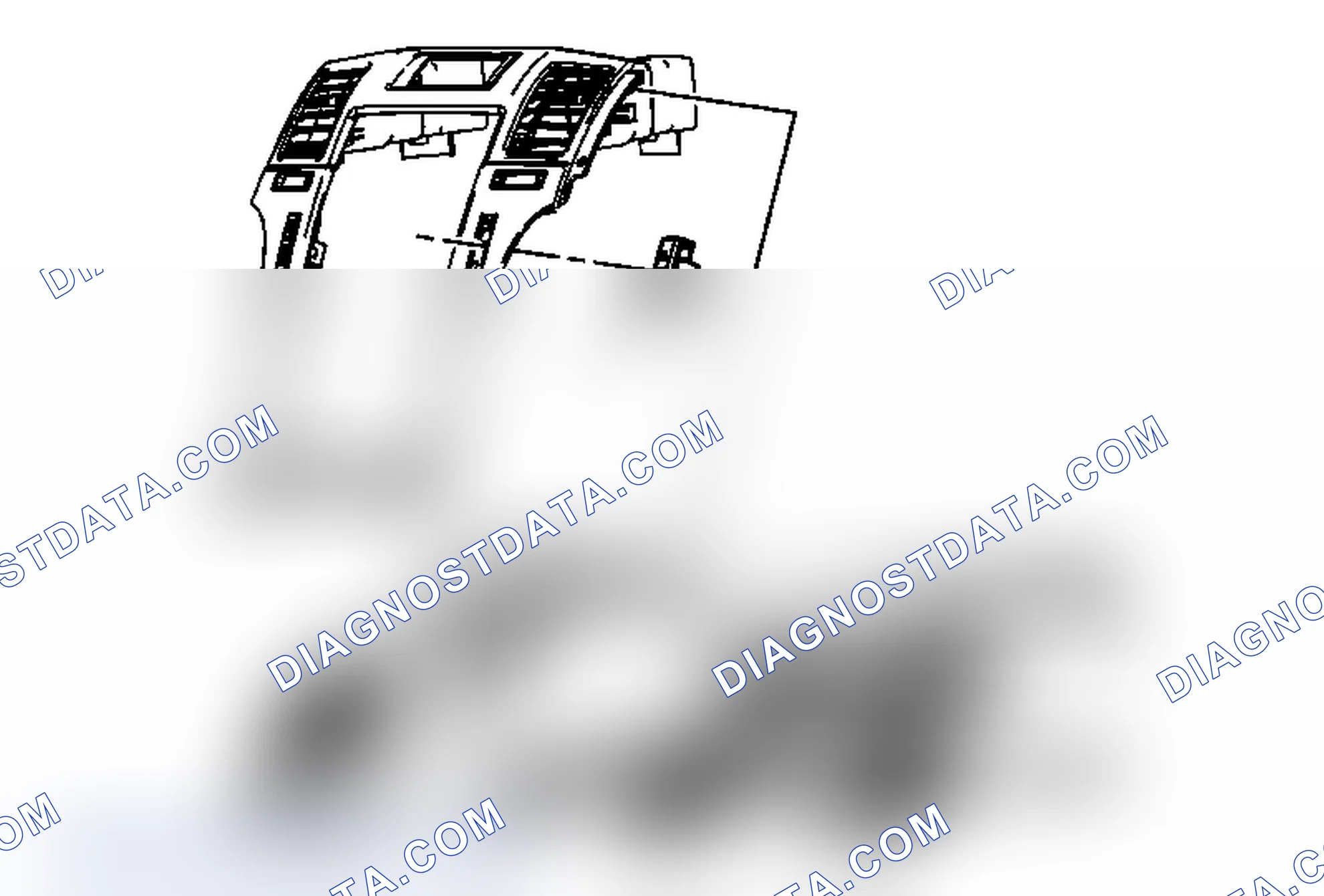 Scheme 7: Rear Object Alarm Module Switch Replacement (Escalade)