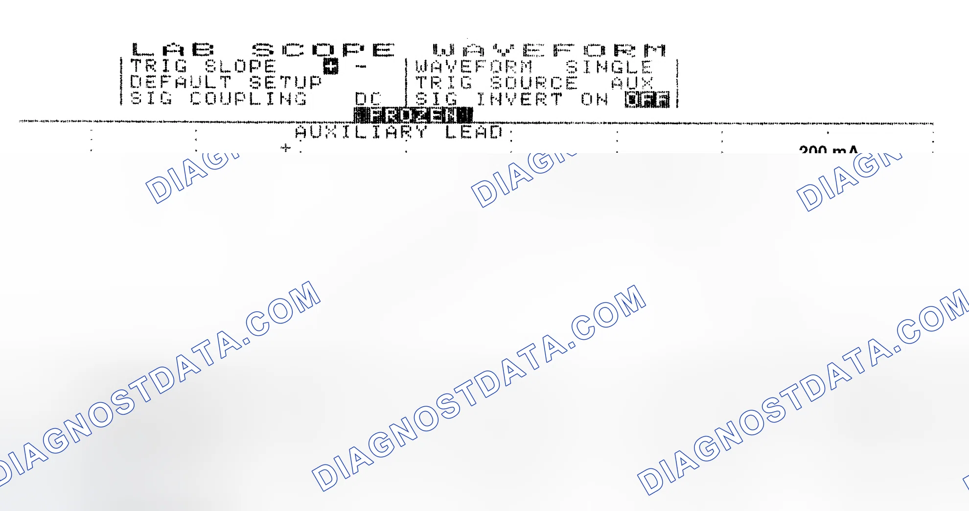 Scheme 13: Single Injector w/Normal Current Flow - Current Pattern