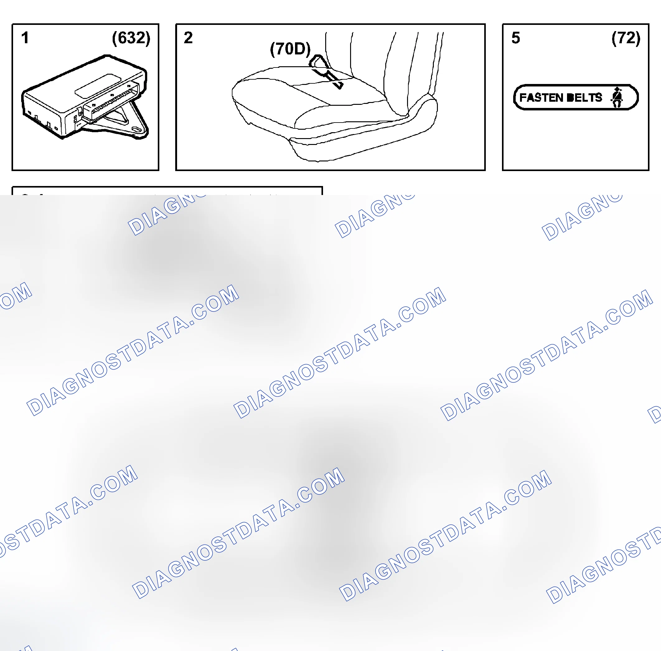 Scheme 46: Identifying Main Components, Seat Belt Warning