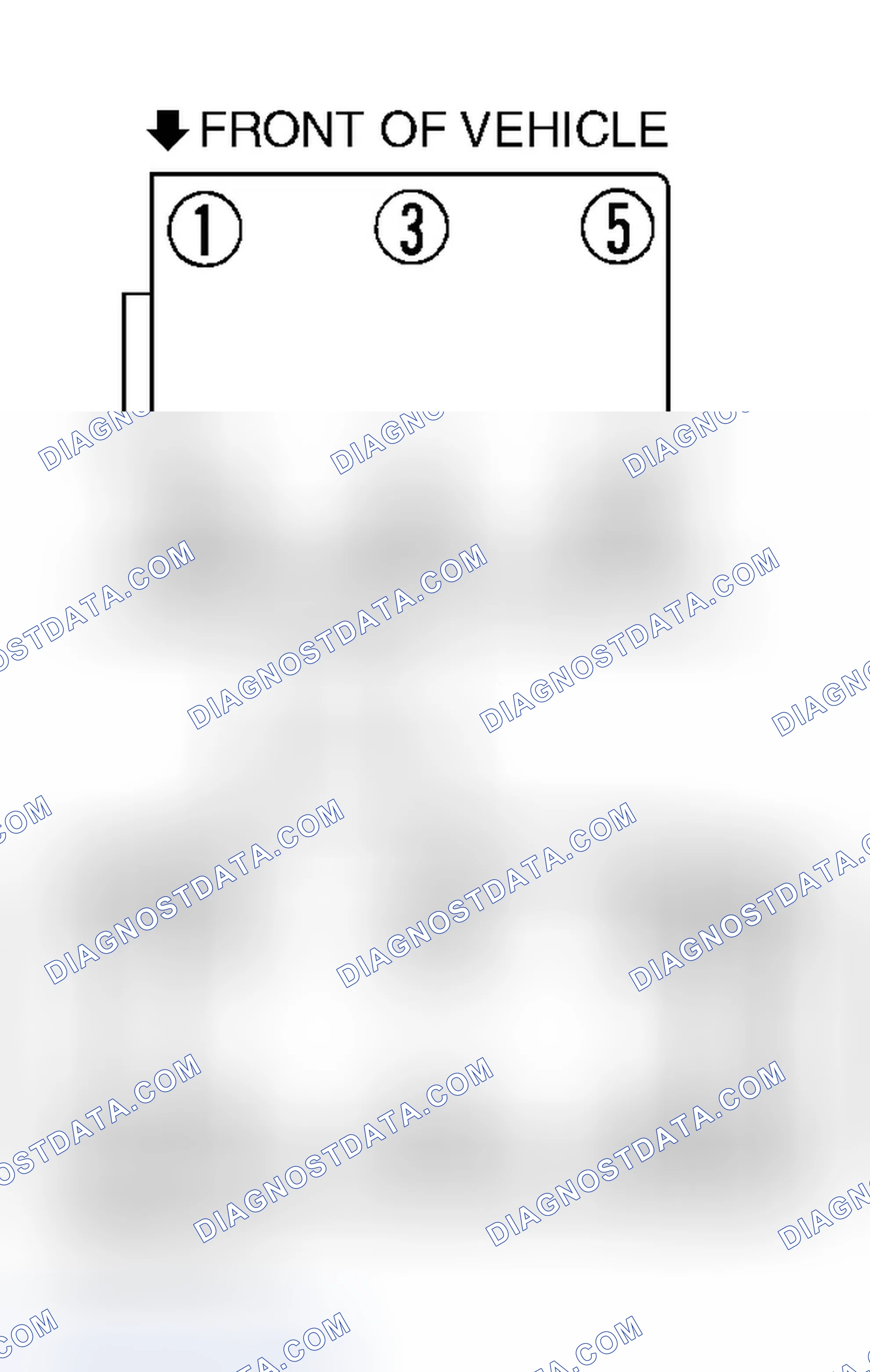 Scheme 8: Firing Order & Coil Pack (626 2.5L)