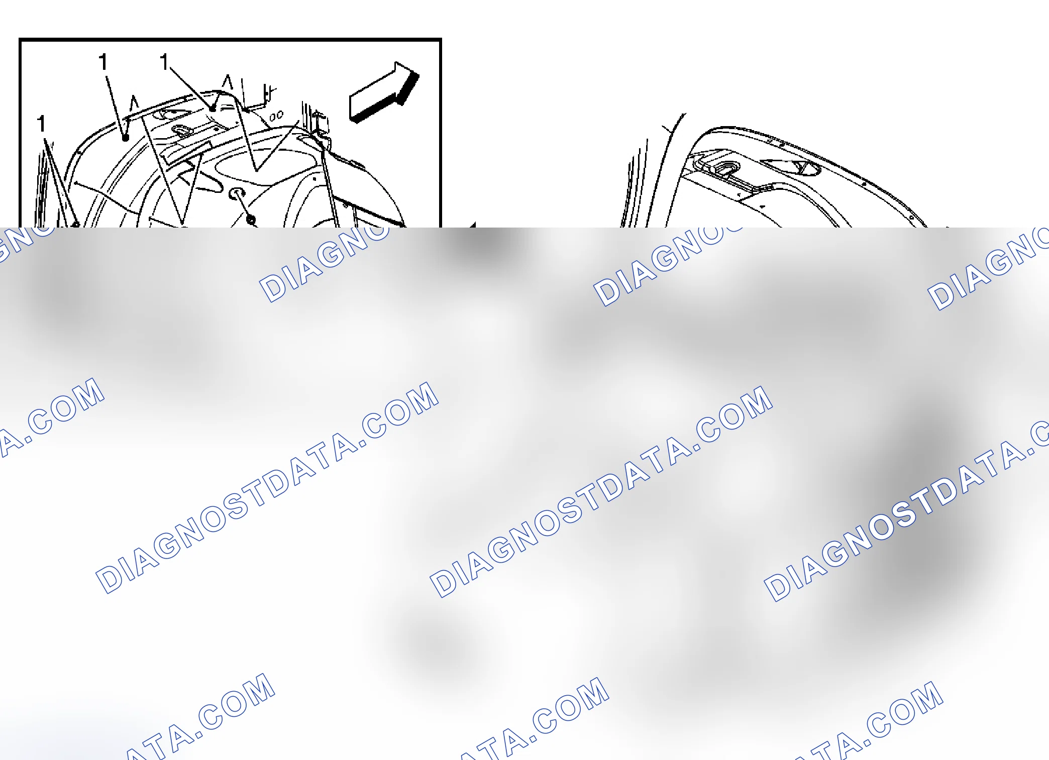 Scheme 11: Front Wheelhouse Liner Replacement - Right Side (Chevrolet)