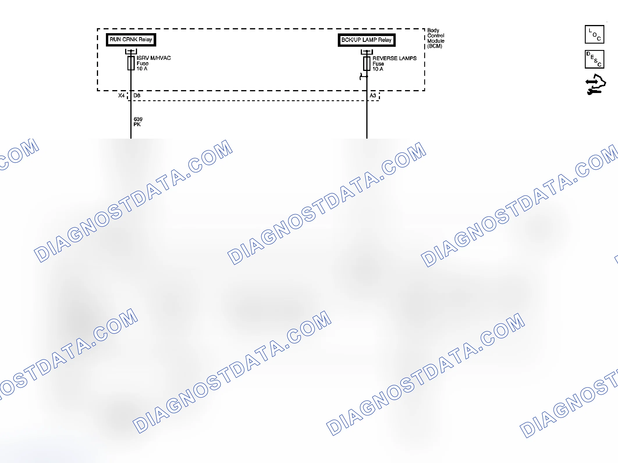 Scheme 1: Inside Rearview Mirror Schematics