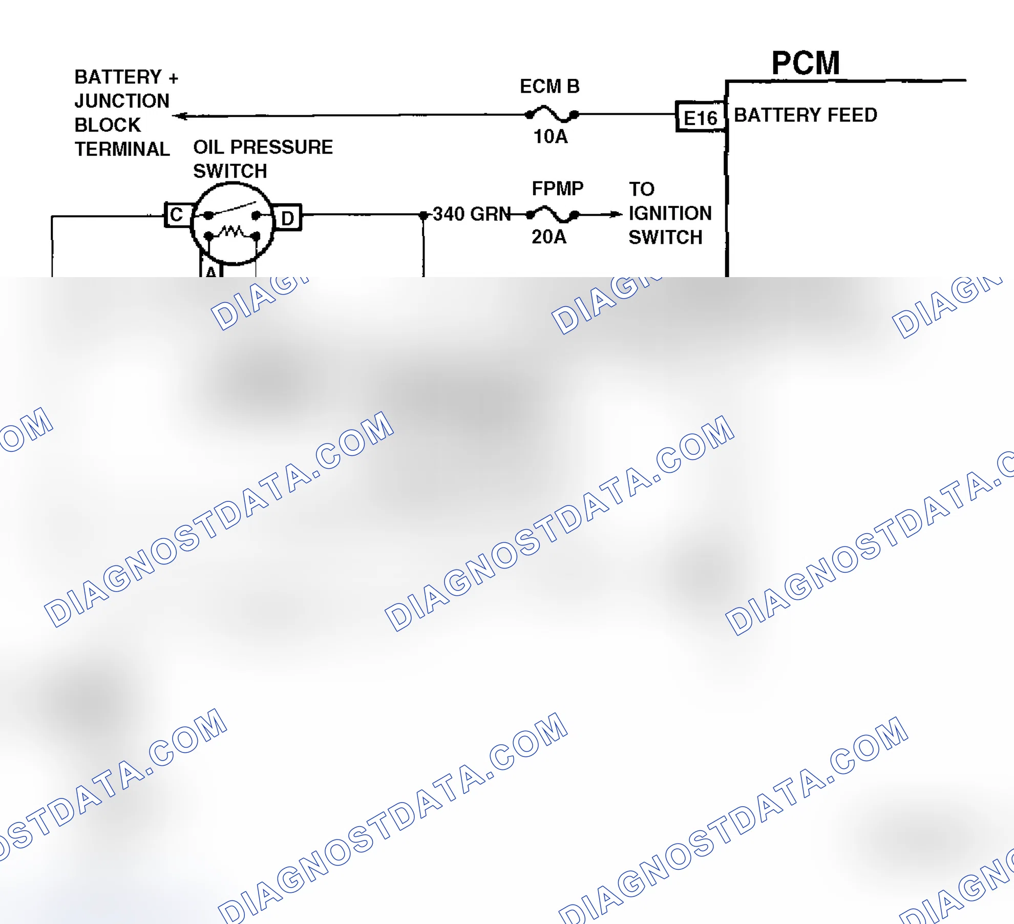 Scheme 139: Code 54 Schematic ("G" Series) Fuel Pump Circuit