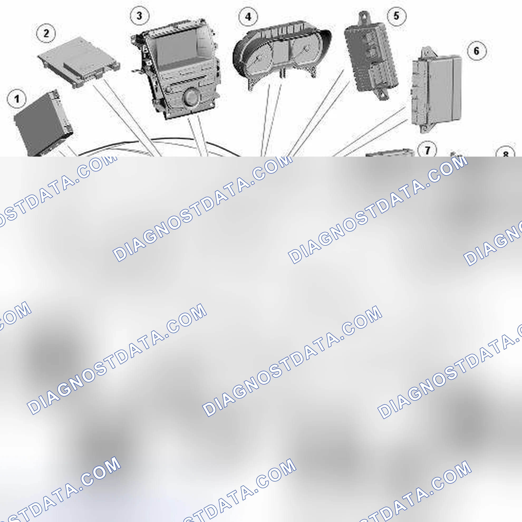 Scheme 4: COMPONENT LOCATION - MEDIUM SPEED CAN BUS