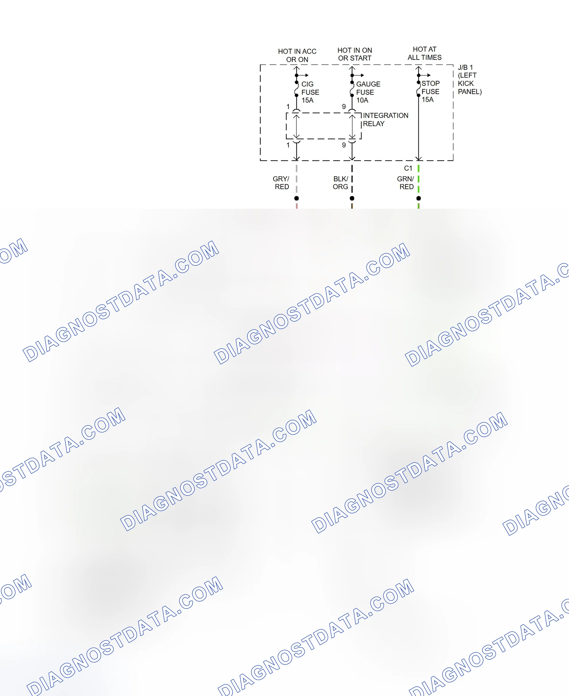 Scheme 103: Shift Interlock System Wiring Diagram (4Runner)