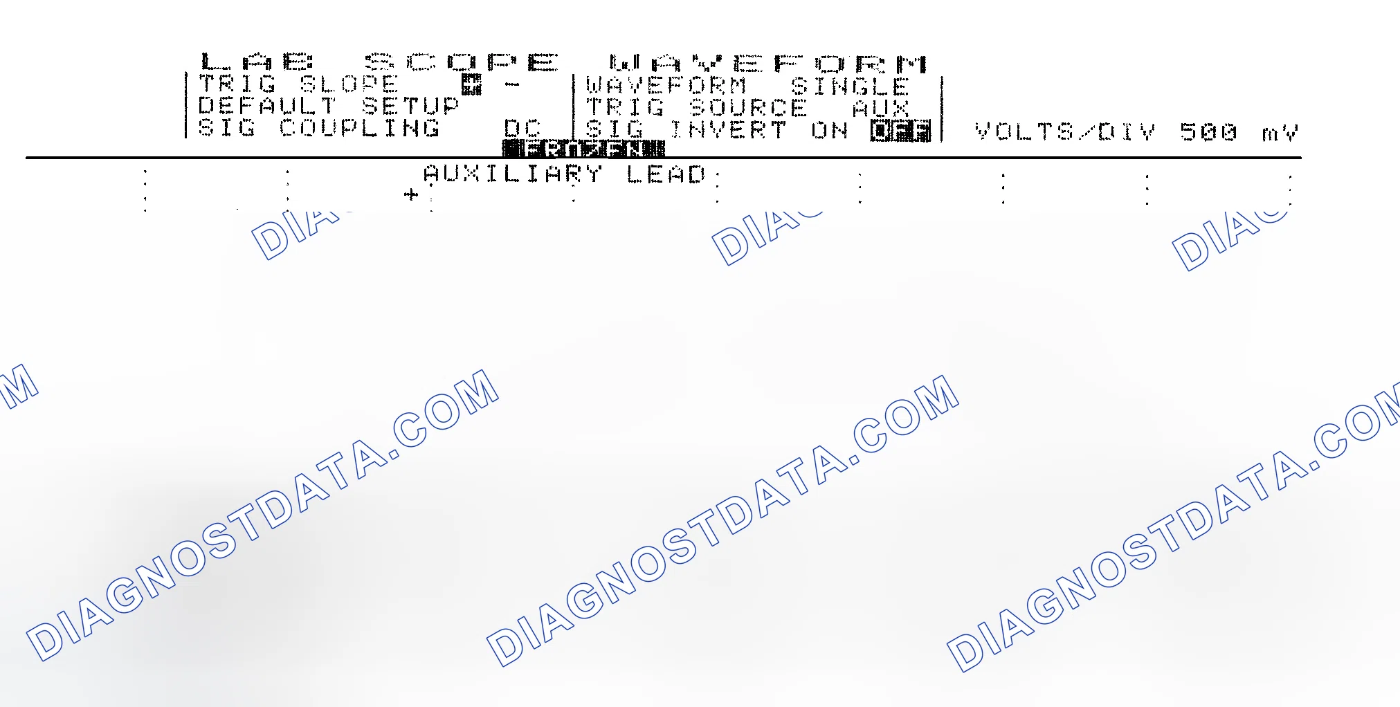 Scheme 14: Single Injector w/Excessive Current Flow - Current Pattern