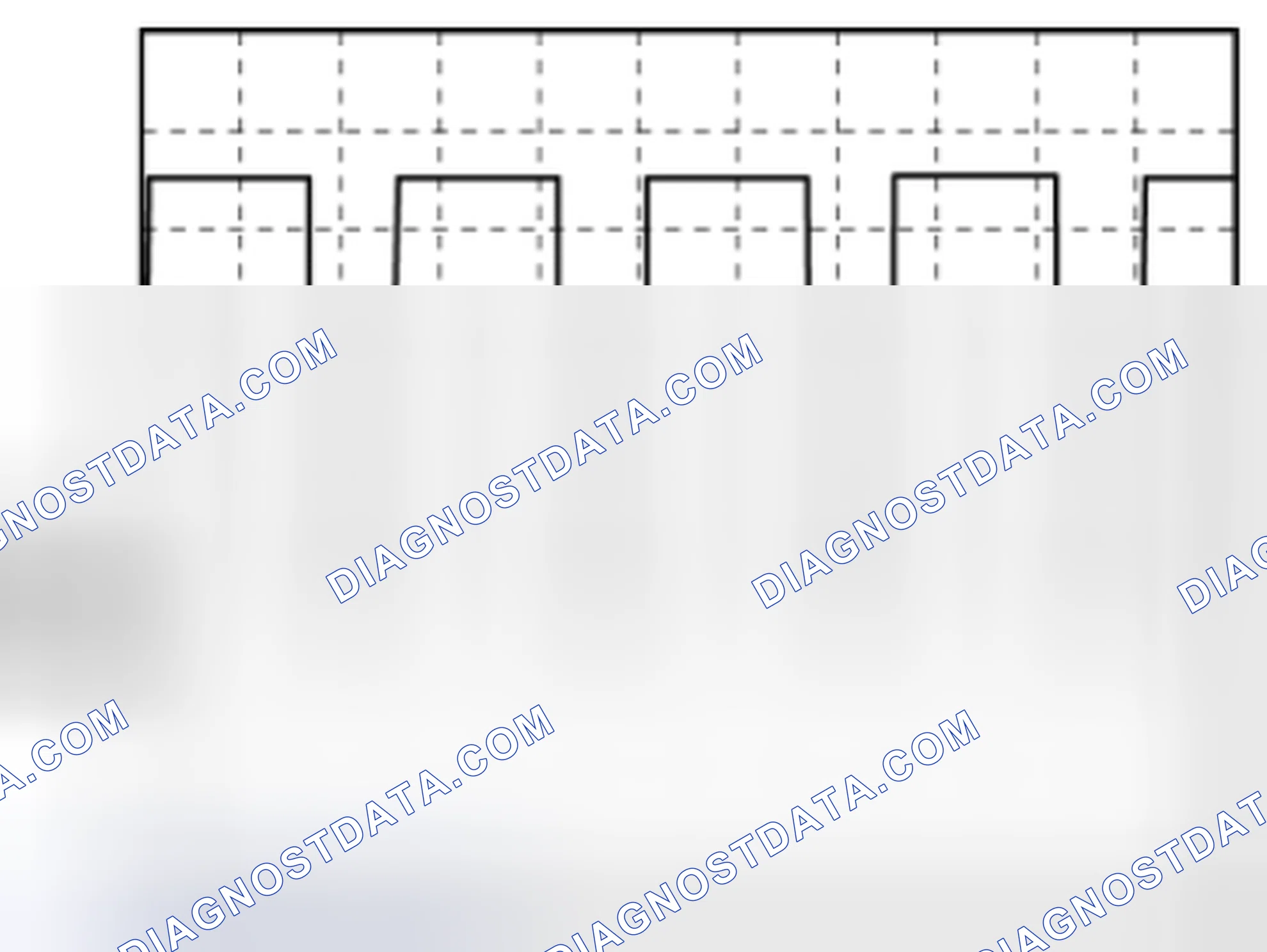 Scheme 46: APP Sensor No.2 Signal Waveform Graph - Accelerator Pedal Depressed