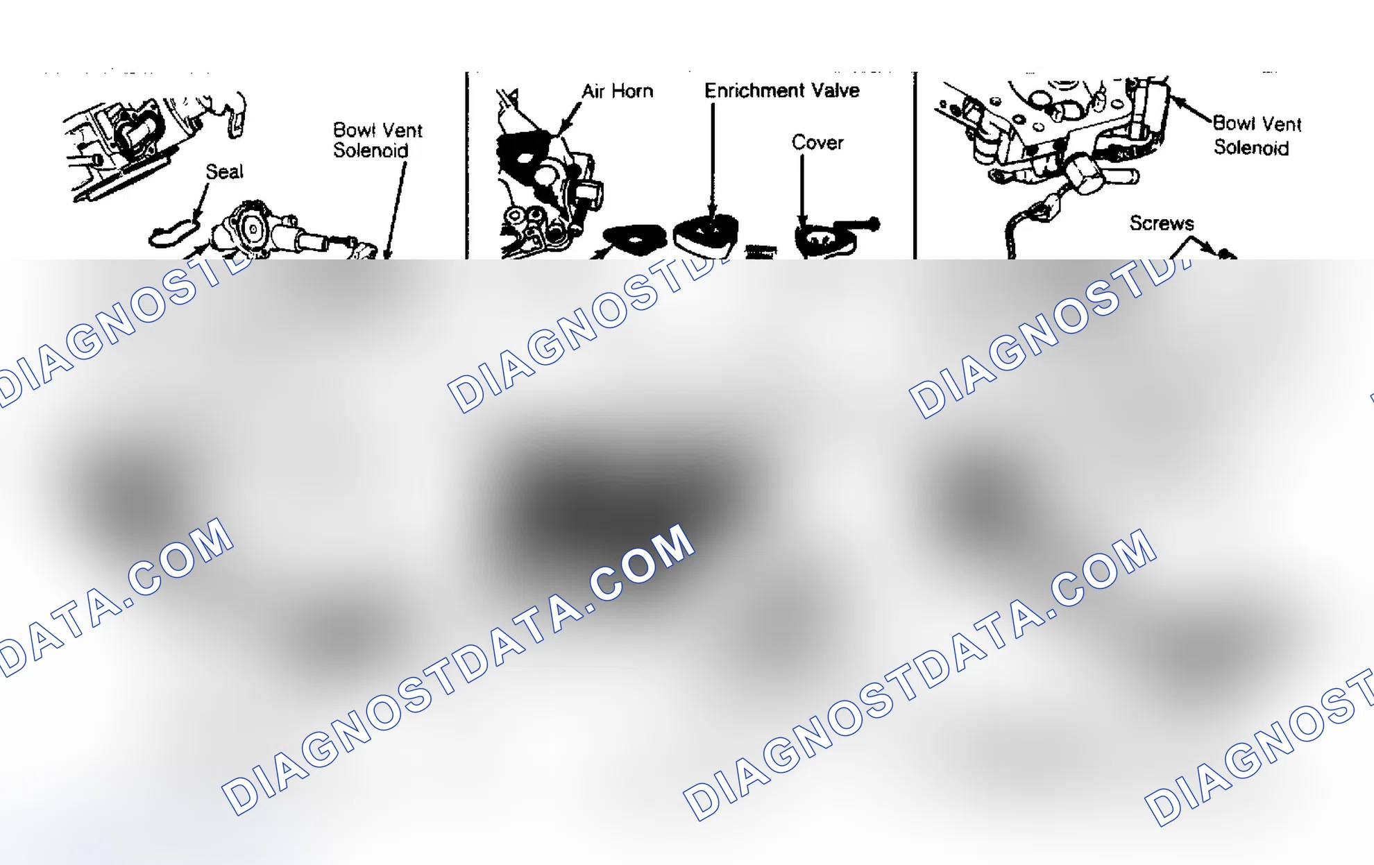 Scheme 4: Exploded View of Valve & Pump Assemblies for Chrysler Corp. (Mikuni) Carburetor