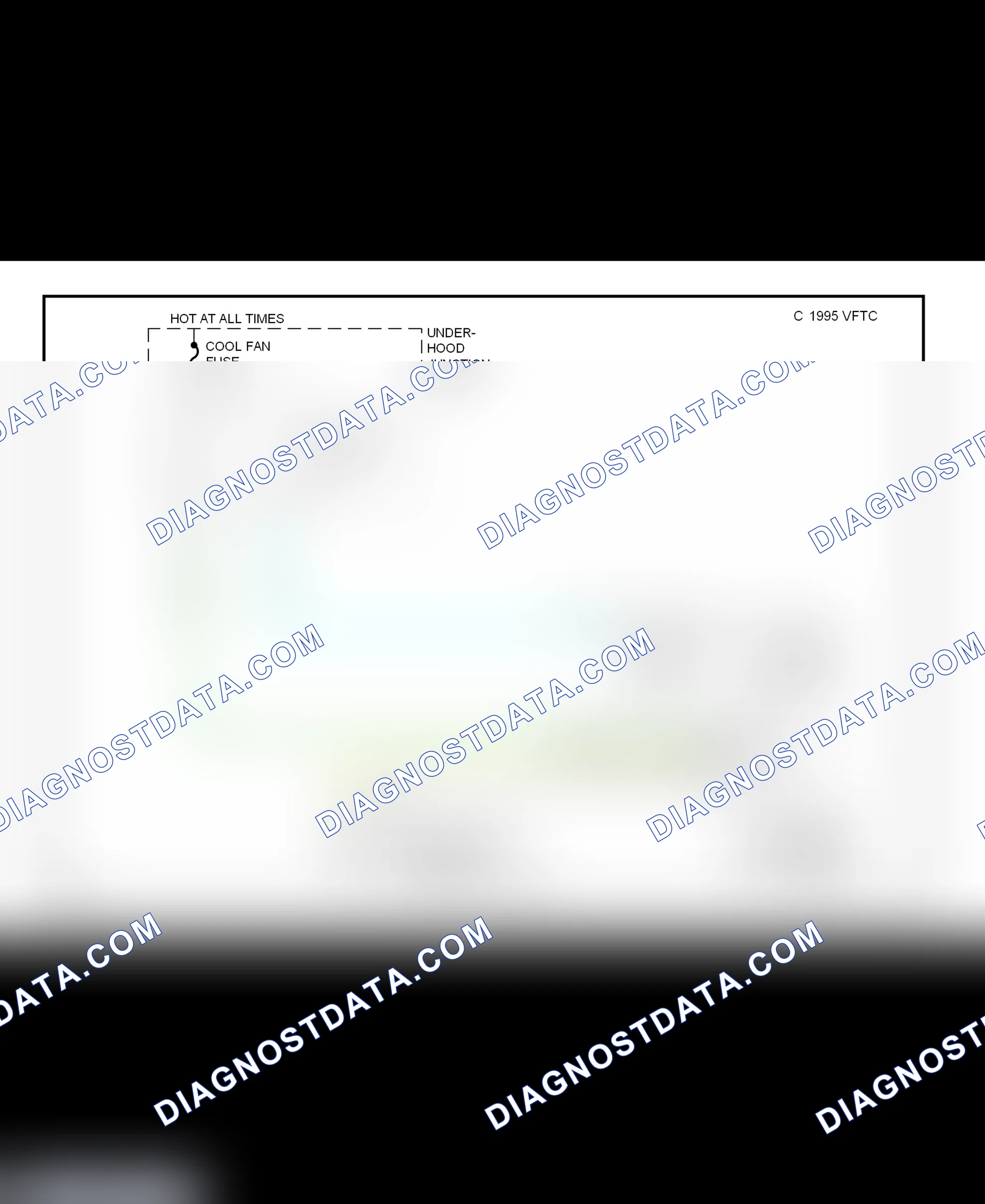 Scheme 22: Cooling Fan System Wiring Diagram (1998 Saturn)