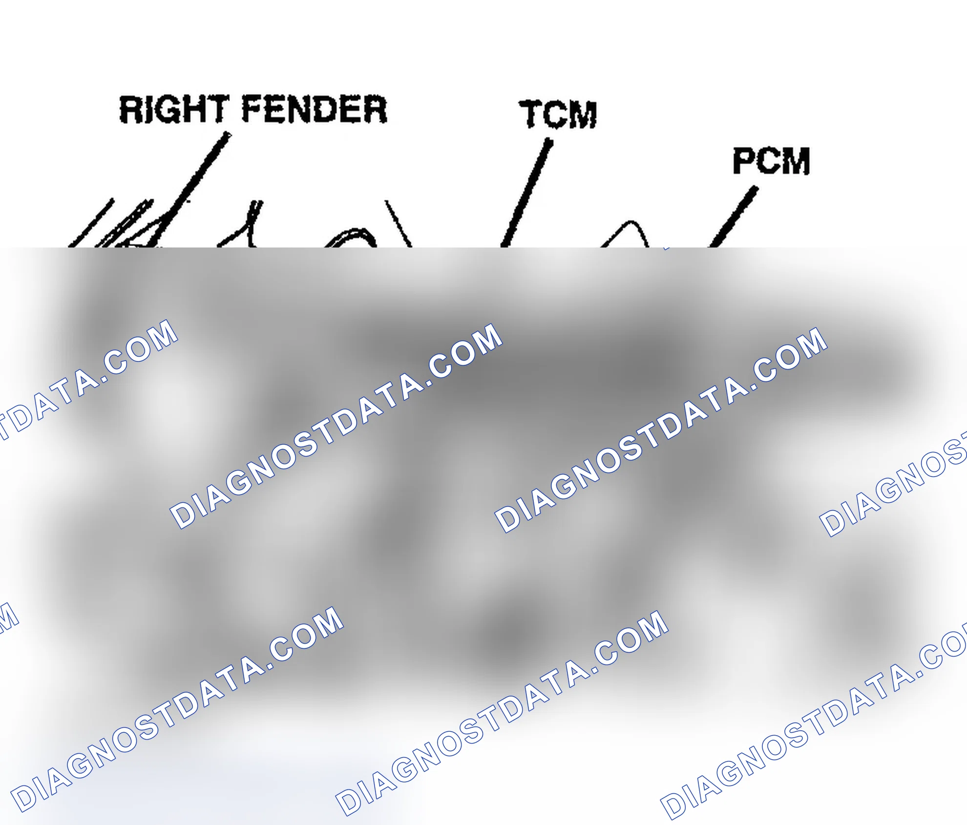 Scheme 744: TCM & PCM CONTROL MODULE LOCATIONS