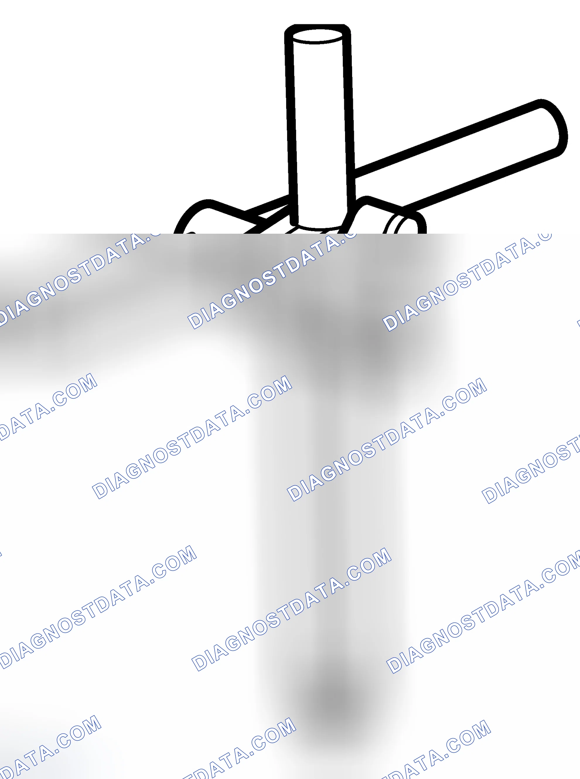 Scheme 788: 87 90 727 Bracket, dial gauge