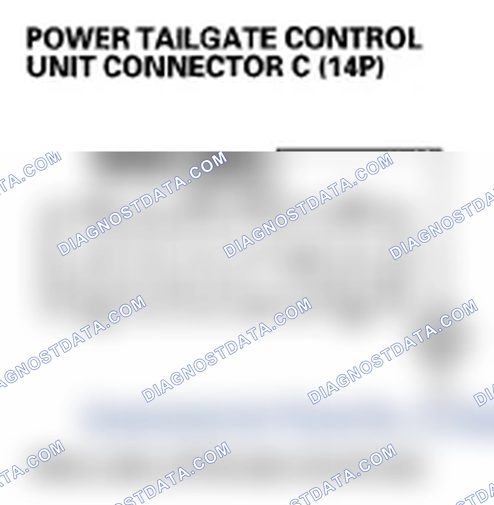 Scheme 142: DTC B1375: Driver's Door Power Tailgate Switch Circuit Malfunction