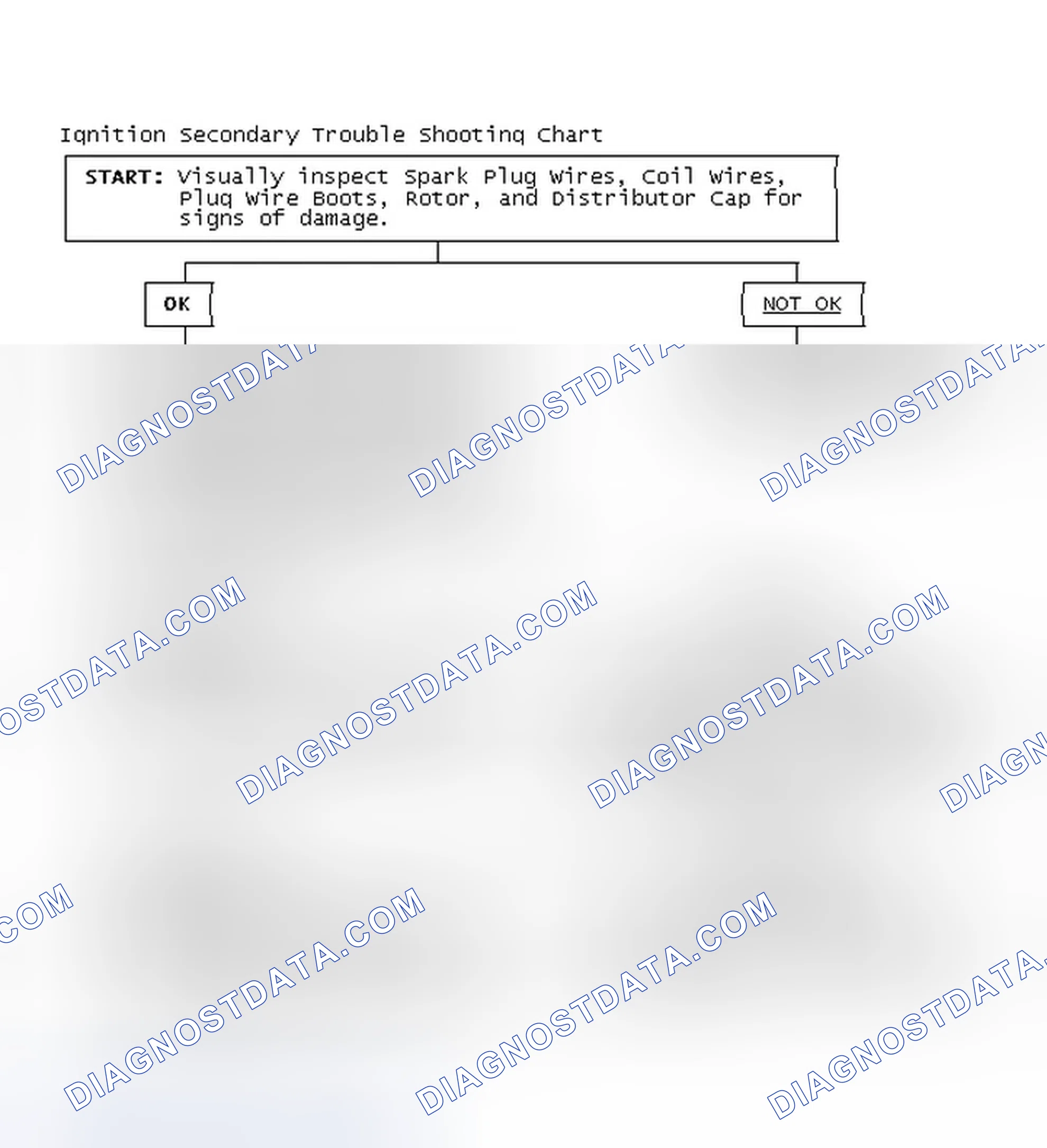 Scheme 1: Ignition Secondary Trouble Shooting Chart