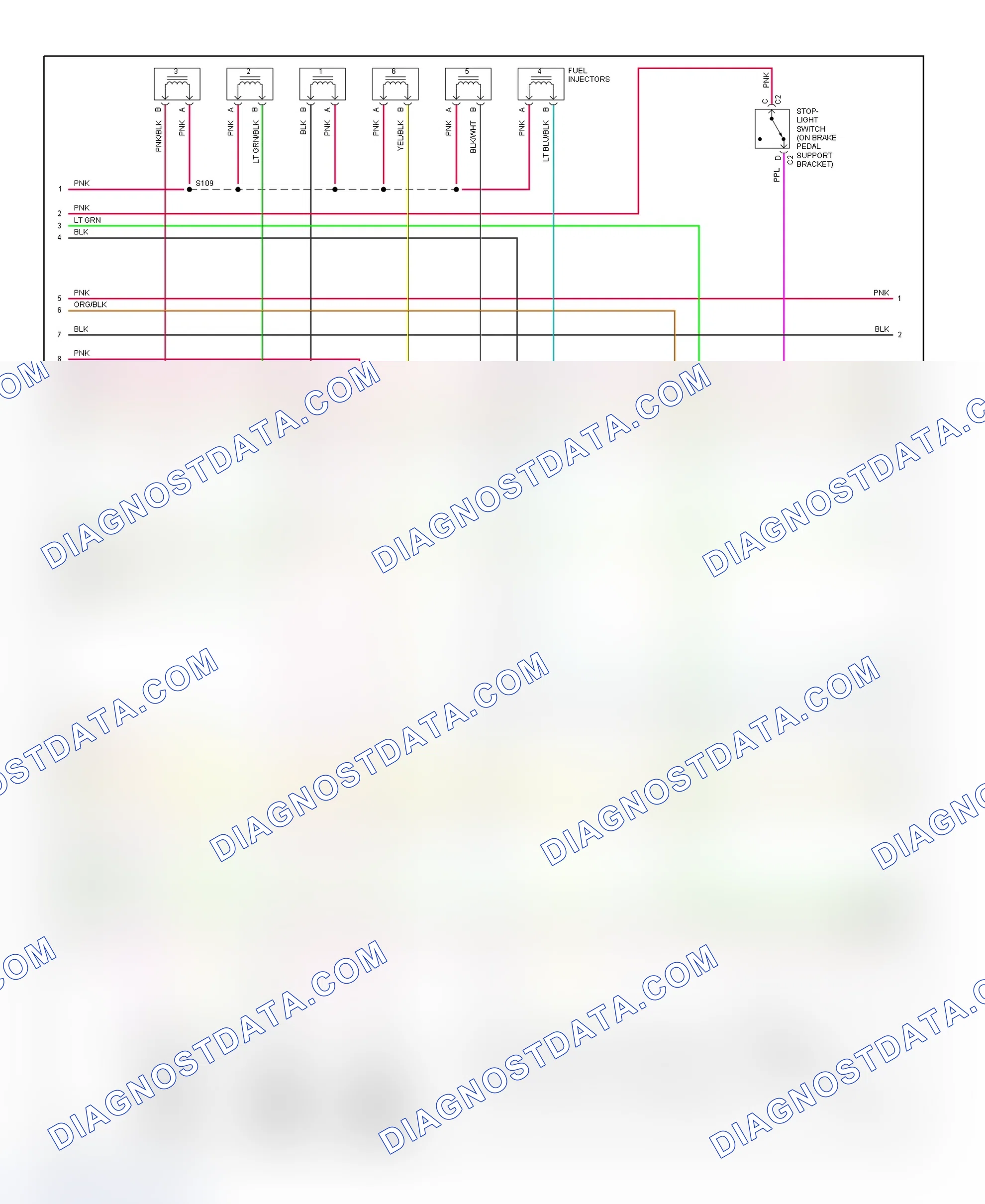 Scheme 45: PCM Wiring Diagram (Century - 3.1L - 2 Of 4)