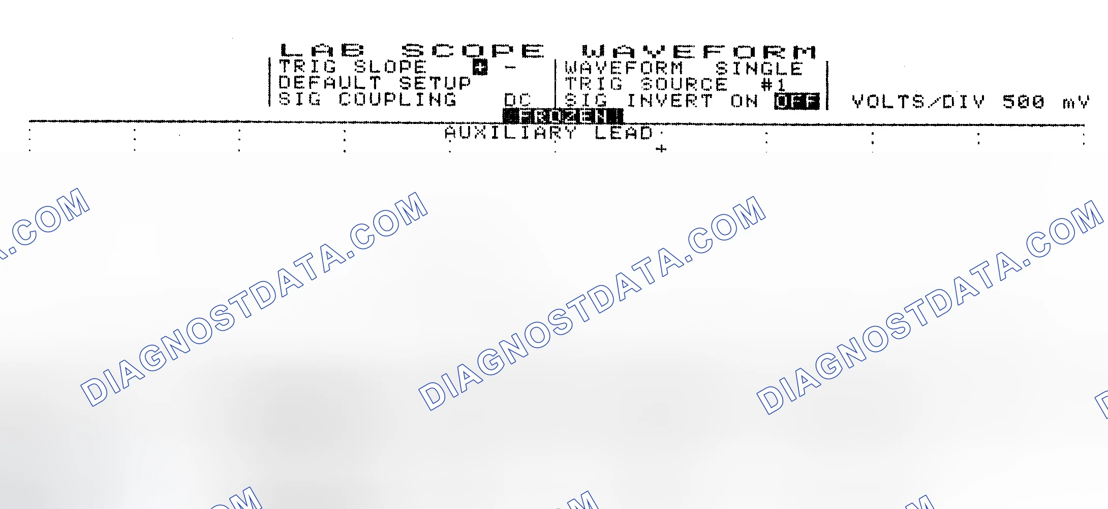 Scheme 10: Single Injector w/Excessive Current Flow - Current Pattern