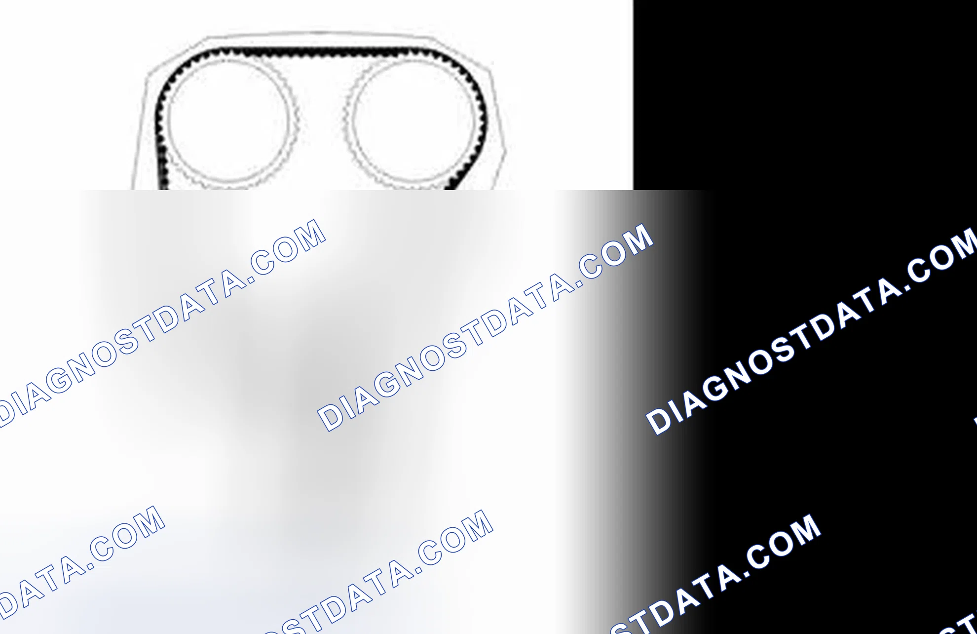 Scheme 317: Installing the camshaft belt