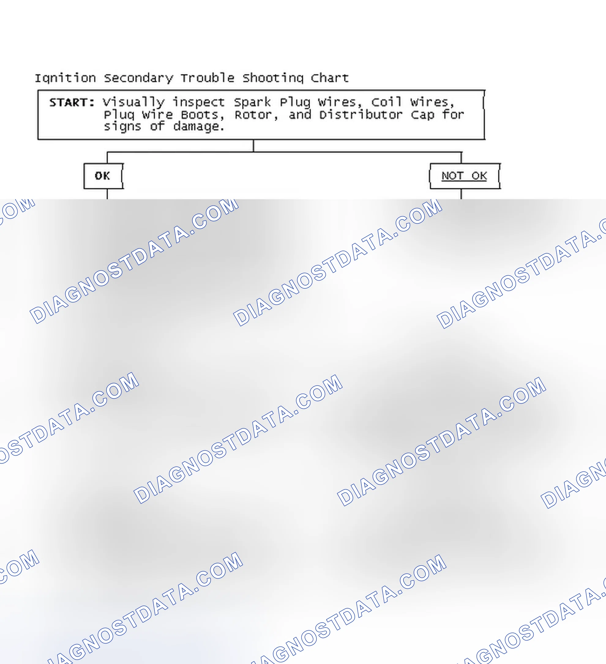 Scheme 1: Ignition Secondary Trouble Shooting Chart