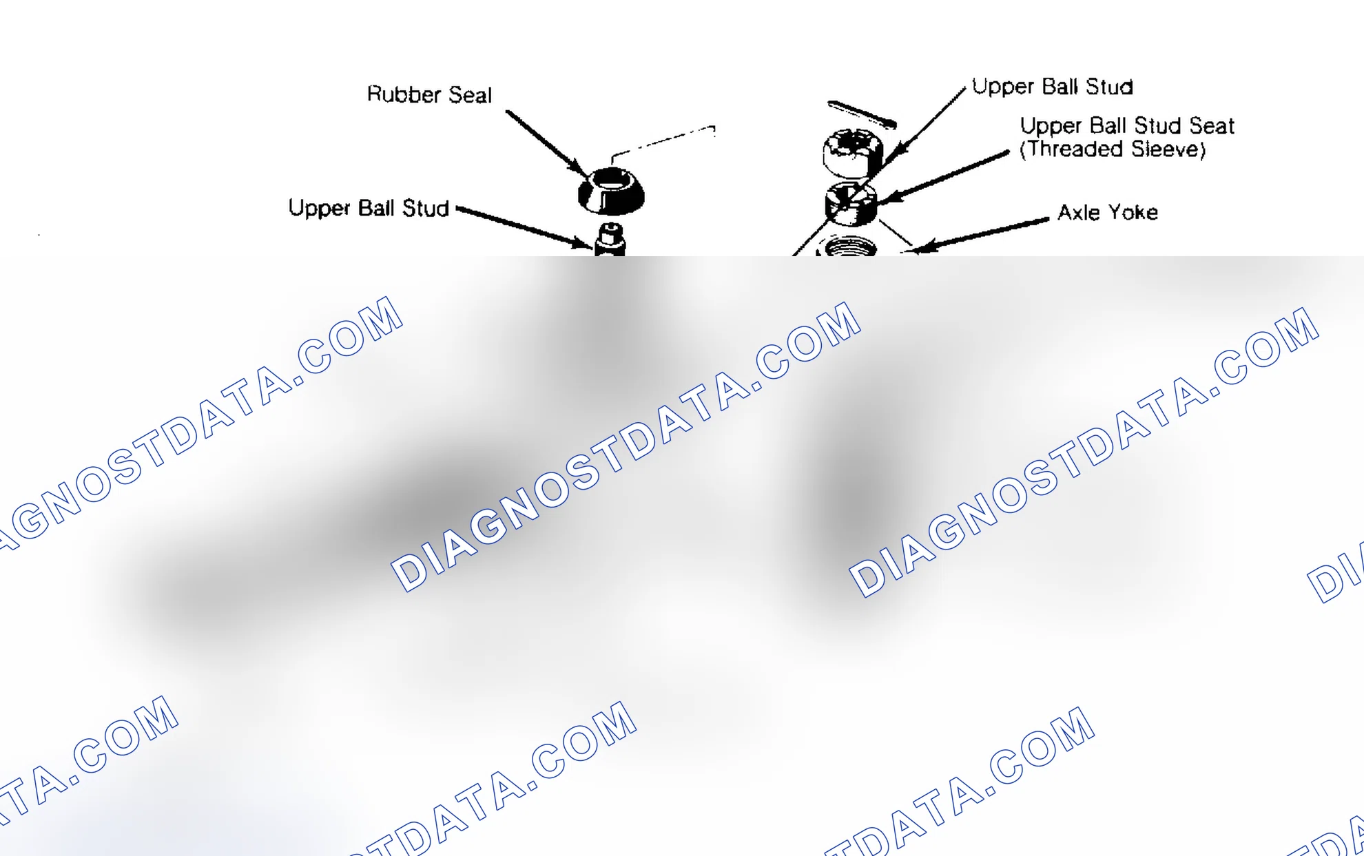 Scheme 1: Exploded View Of Ball Joint Type Steering Knuckle Assembly